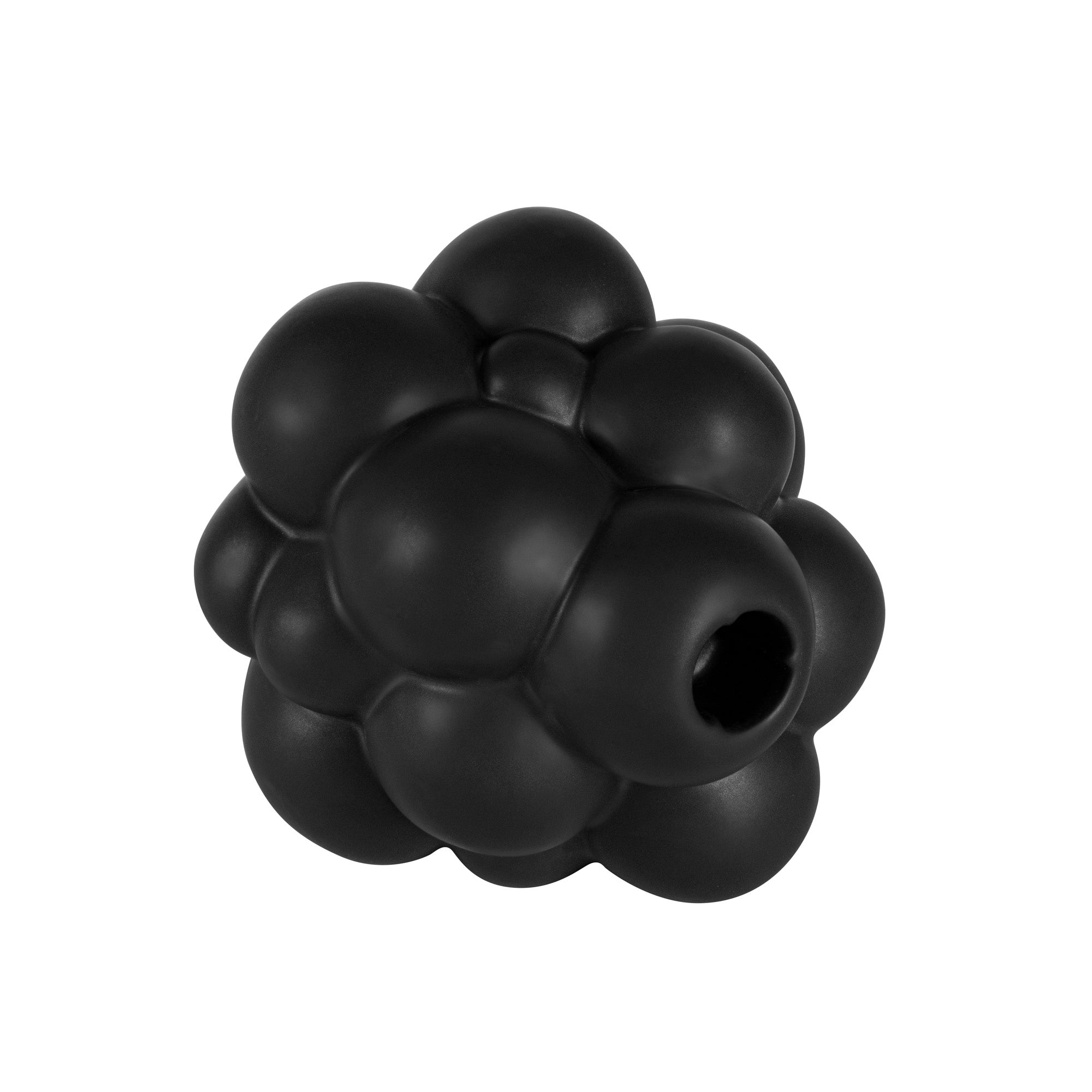 Table Art Black Ceramic Bubble Vase - 5'' x 5'' x 4 1/4'' - 1 count box