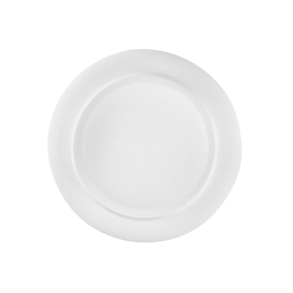 Table Art White Ceramic Stacked Vase - 6 3/4'' x 6 3/4'' x 8'' - 1 count box