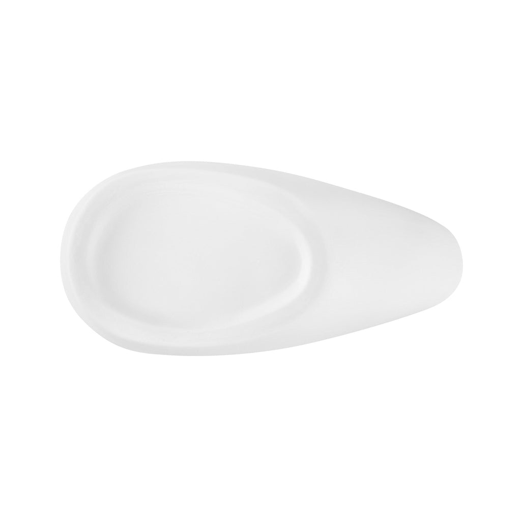 Table Art White Ceramic Jug Vase - 8 3/4'' x 4 1/2'' x 9 1/2'' - 1 count box