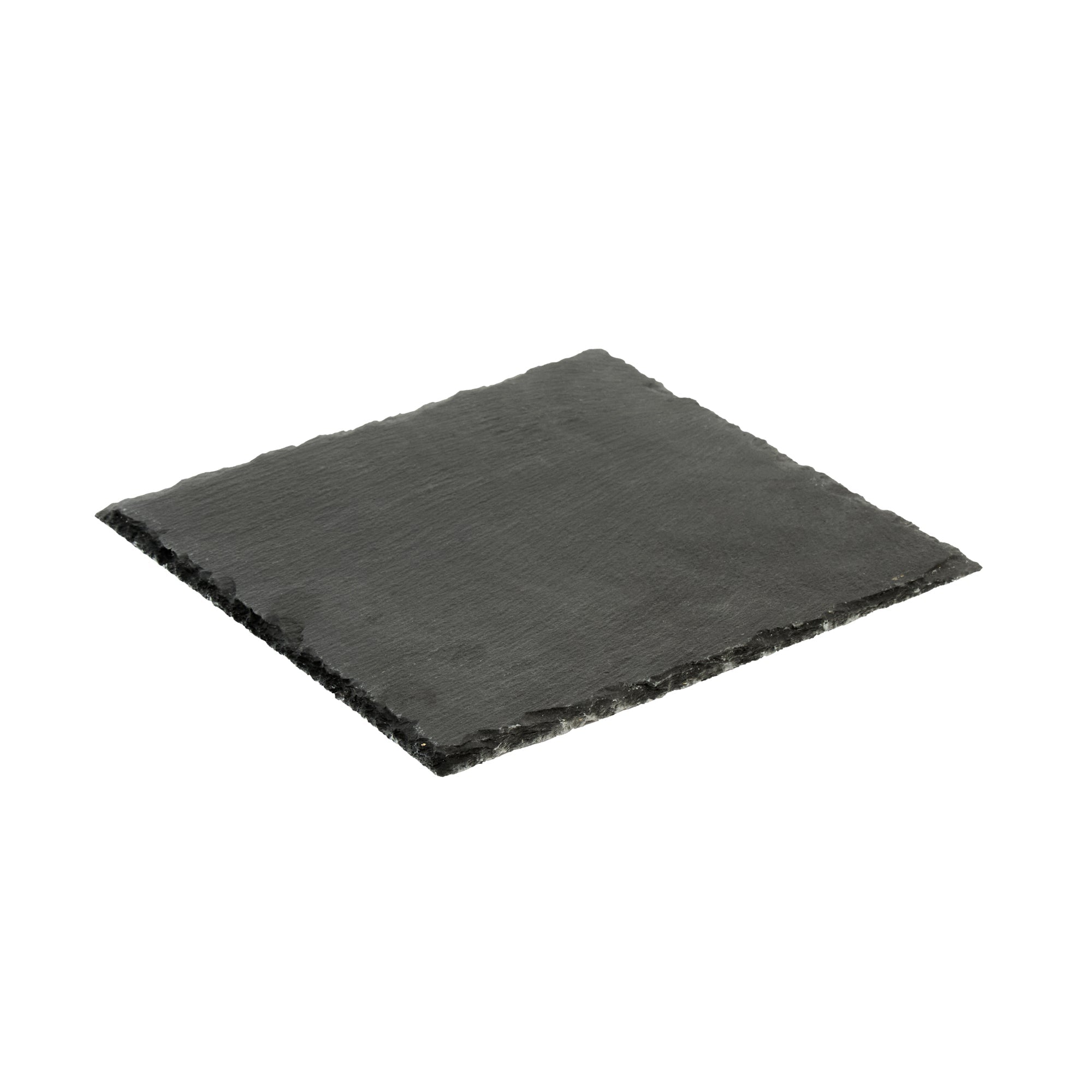 Stone Tek Square Black Slate Serving Plate - 8" x 8" - 1 count box