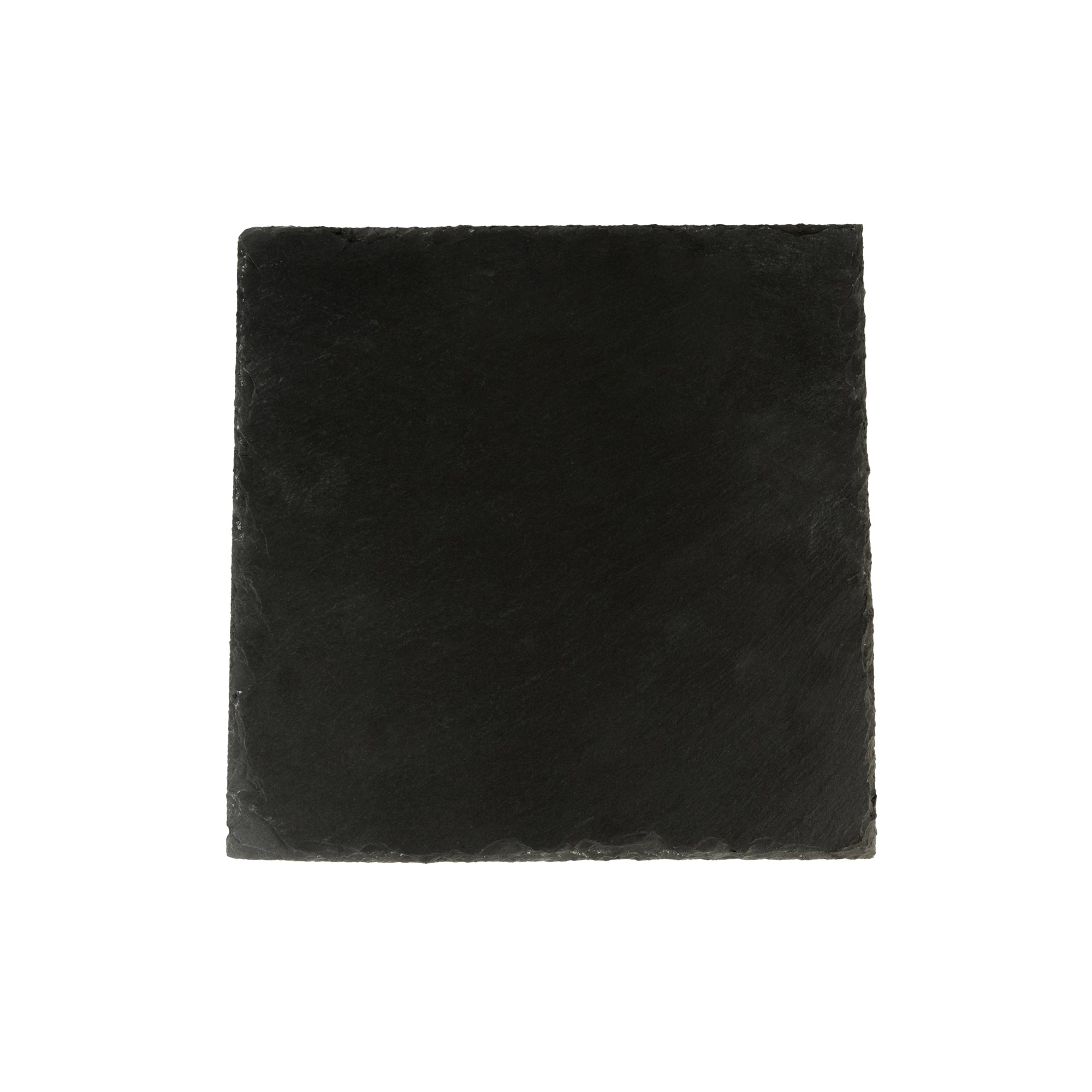 Stone Tek Square Black Slate Serving Plate - 10" x 10" - 1 count box
