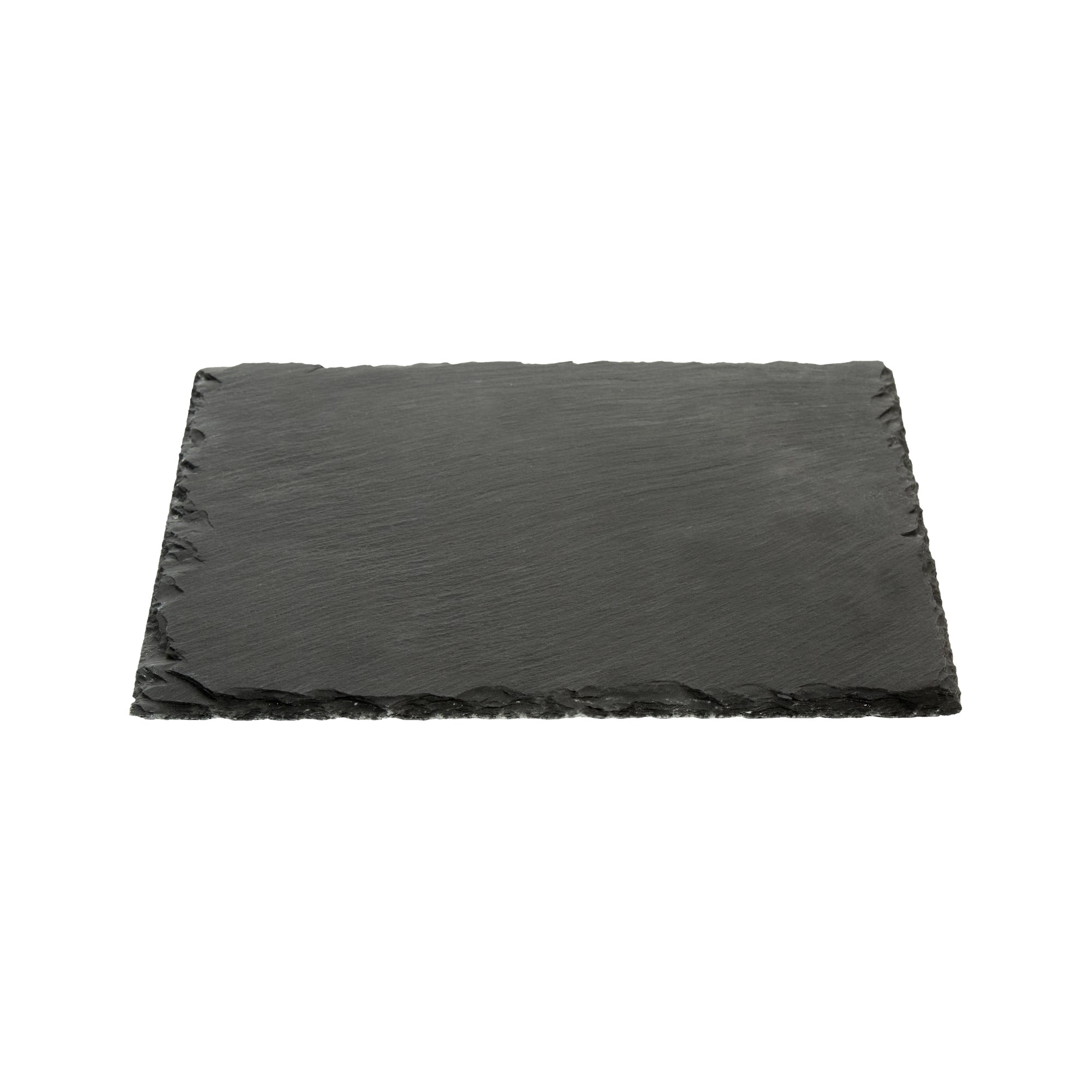 Stone Tek Square Black Slate Serving Plate - 10" x 10" - 1 count box