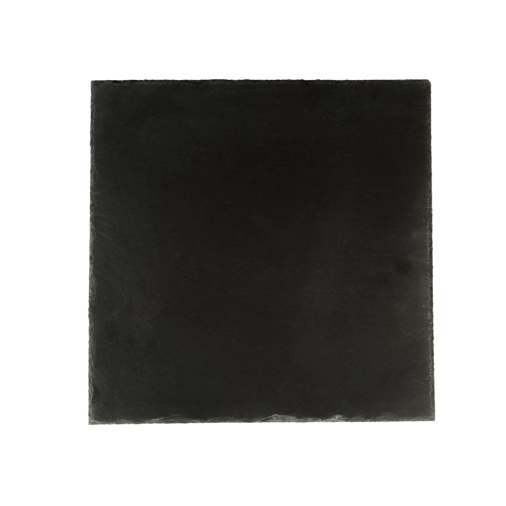 Stone Tek Square Black Slate Serving Tray - 12" x 12" - 1 count box