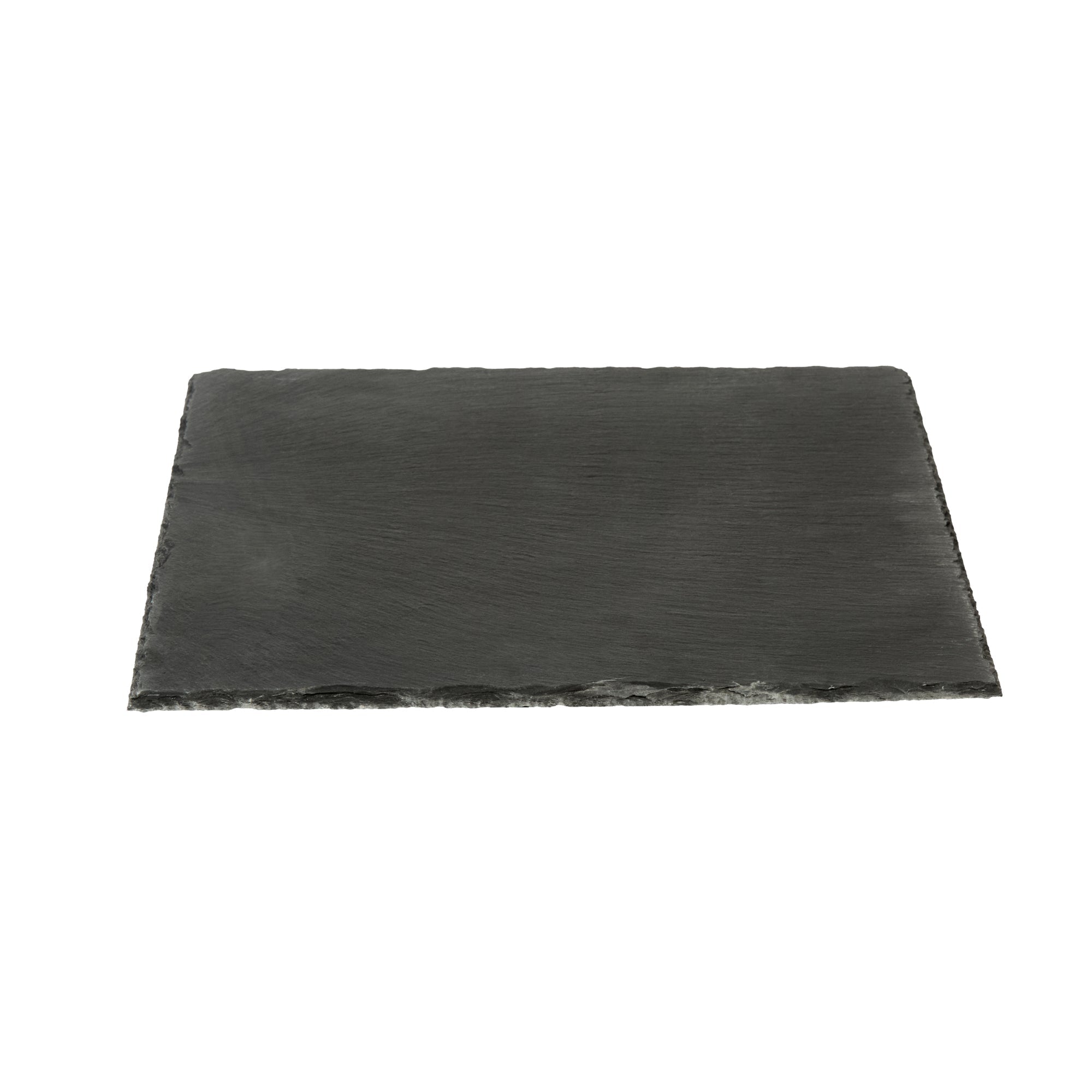 Stone Tek Square Black Slate Serving Tray - 12" x 12" - 1 count box
