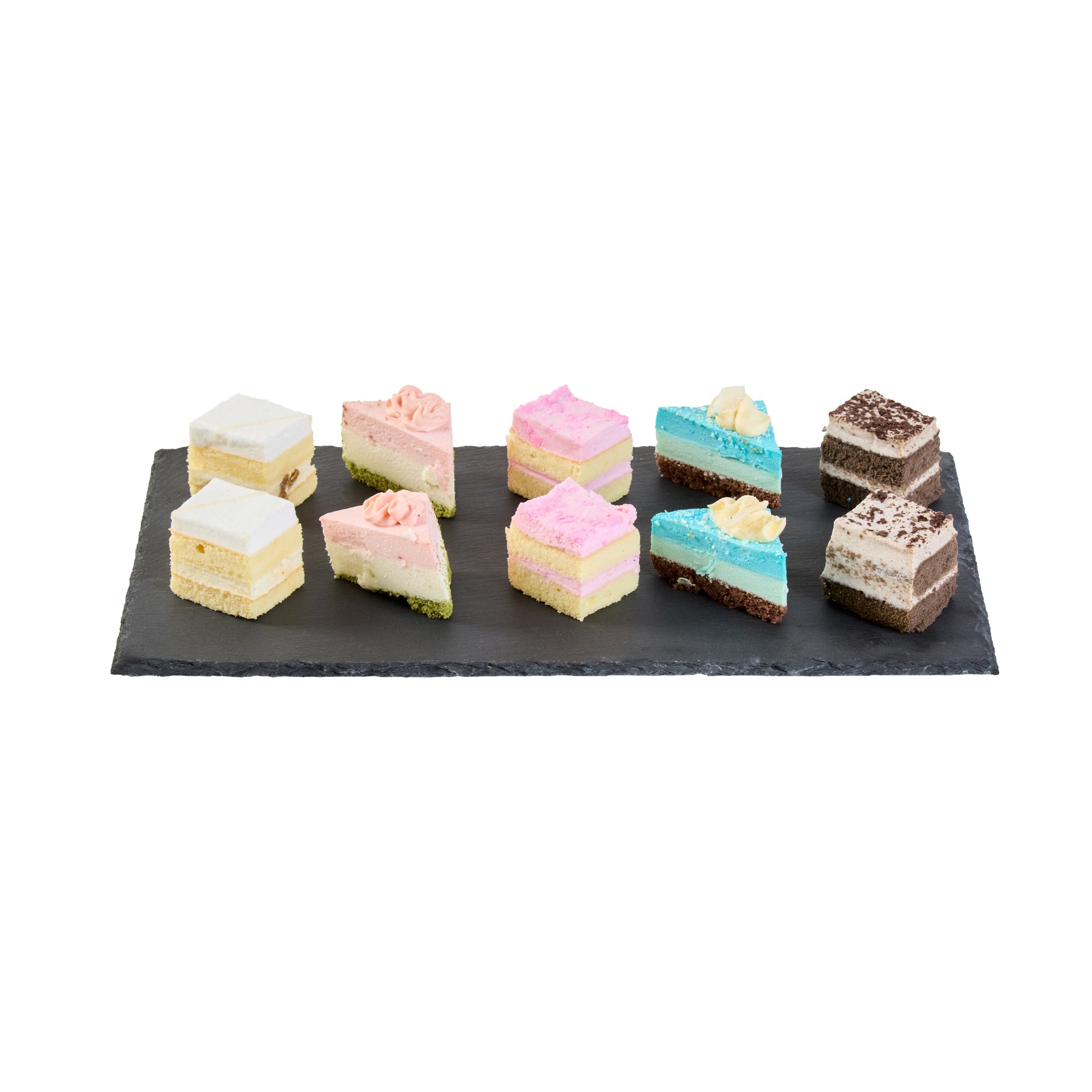 Stone Tek Rectangle Black Slate Serving Tray - 11 3/4" x 6" - 1 count box
