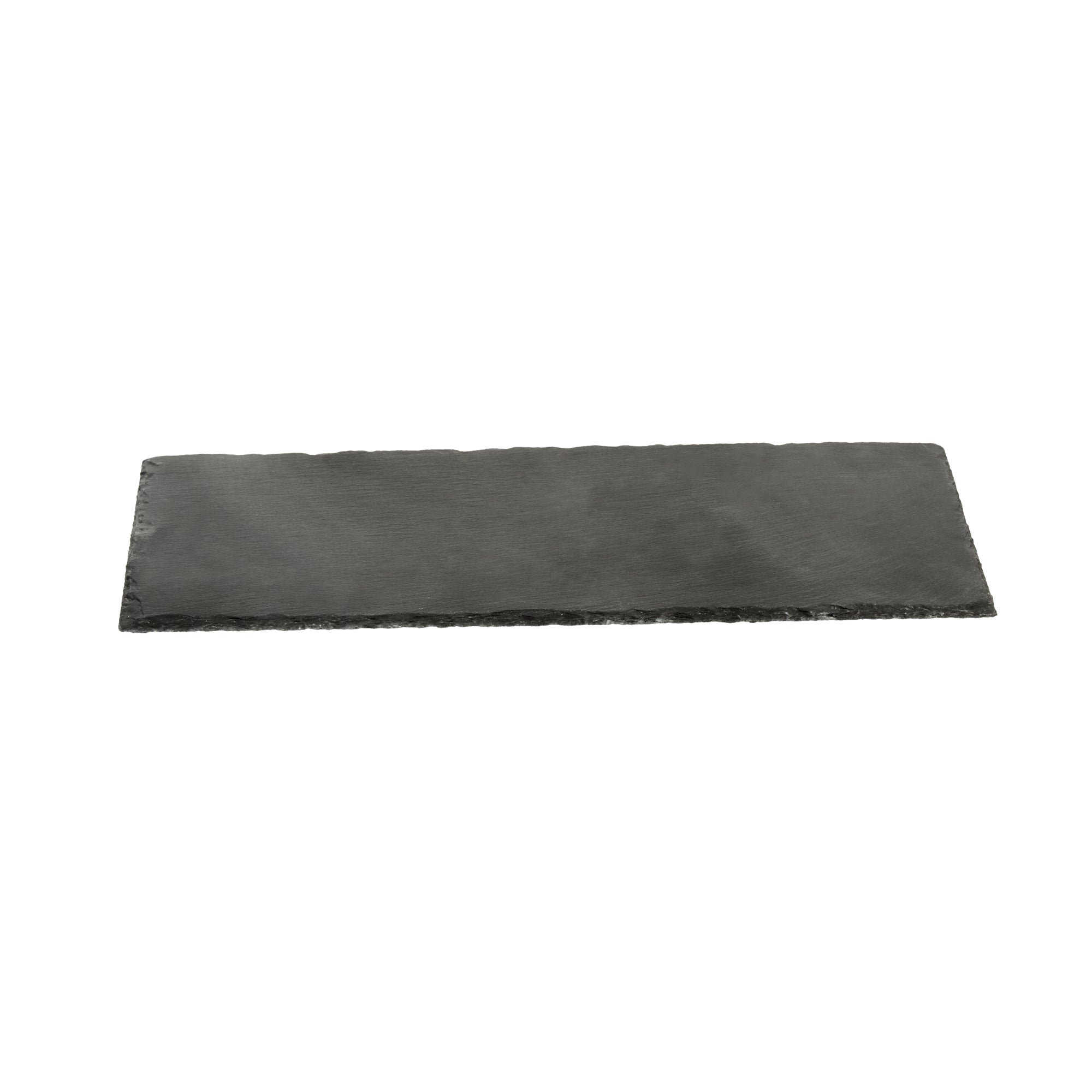 Stone Tek Rectangle Black Slate Serving Tray - 11 3/4" x 6" - 1 count box