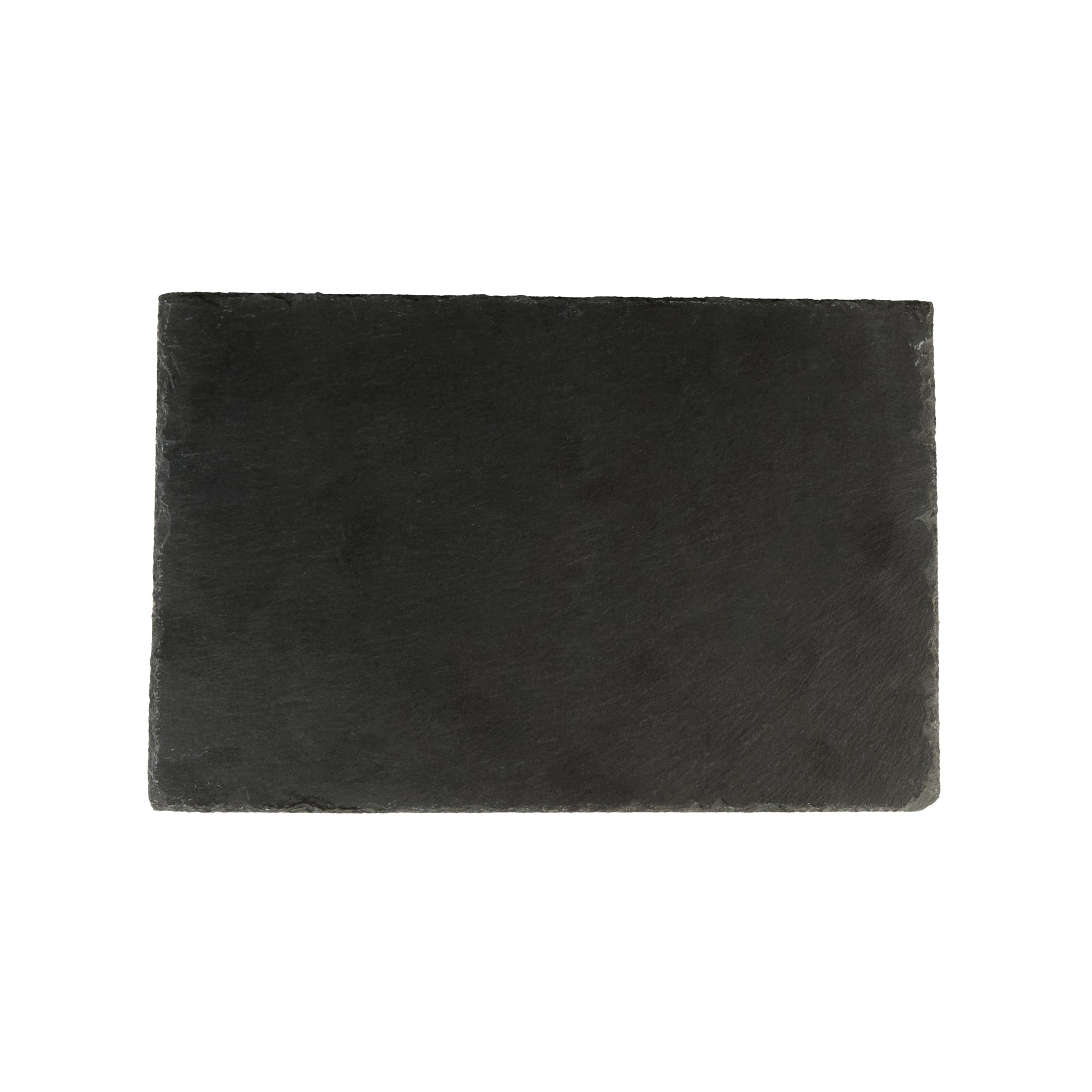 Stone Tek Rectangle Black Slate Serving Tray - 11 3/4" x 7 3/4" - 1 count box