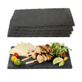 Stone Tek Rectangle Black Slate Serving Tray - 11 3/4" x 7 3/4" - 1 count box
