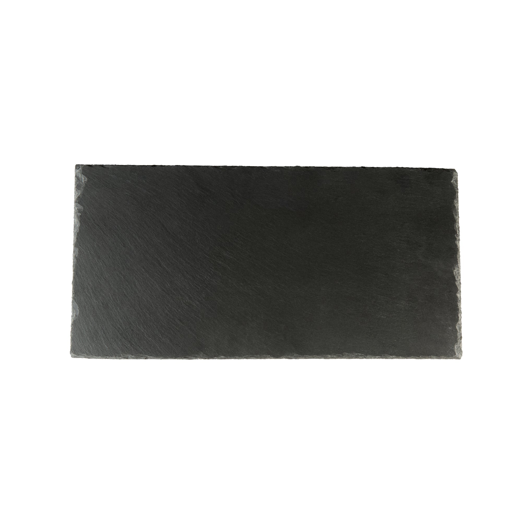 Stone Tek Rectangle Black Slate Serving Tray - 15 3/4" x 7 3/4" - 1 count box