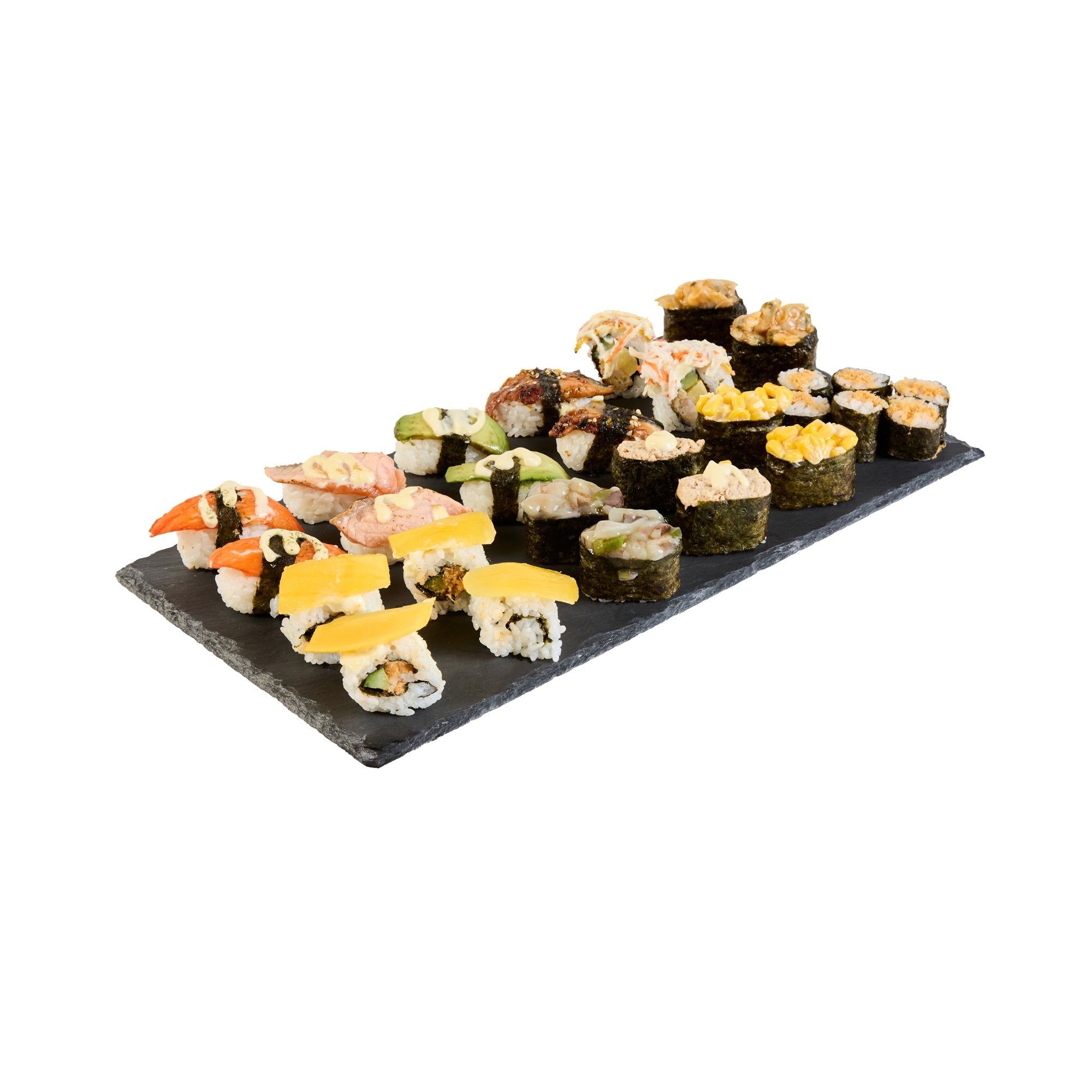 Stone Tek Rectangle Black Slate Serving Tray - 15 3/4" x 7 3/4" - 1 count box