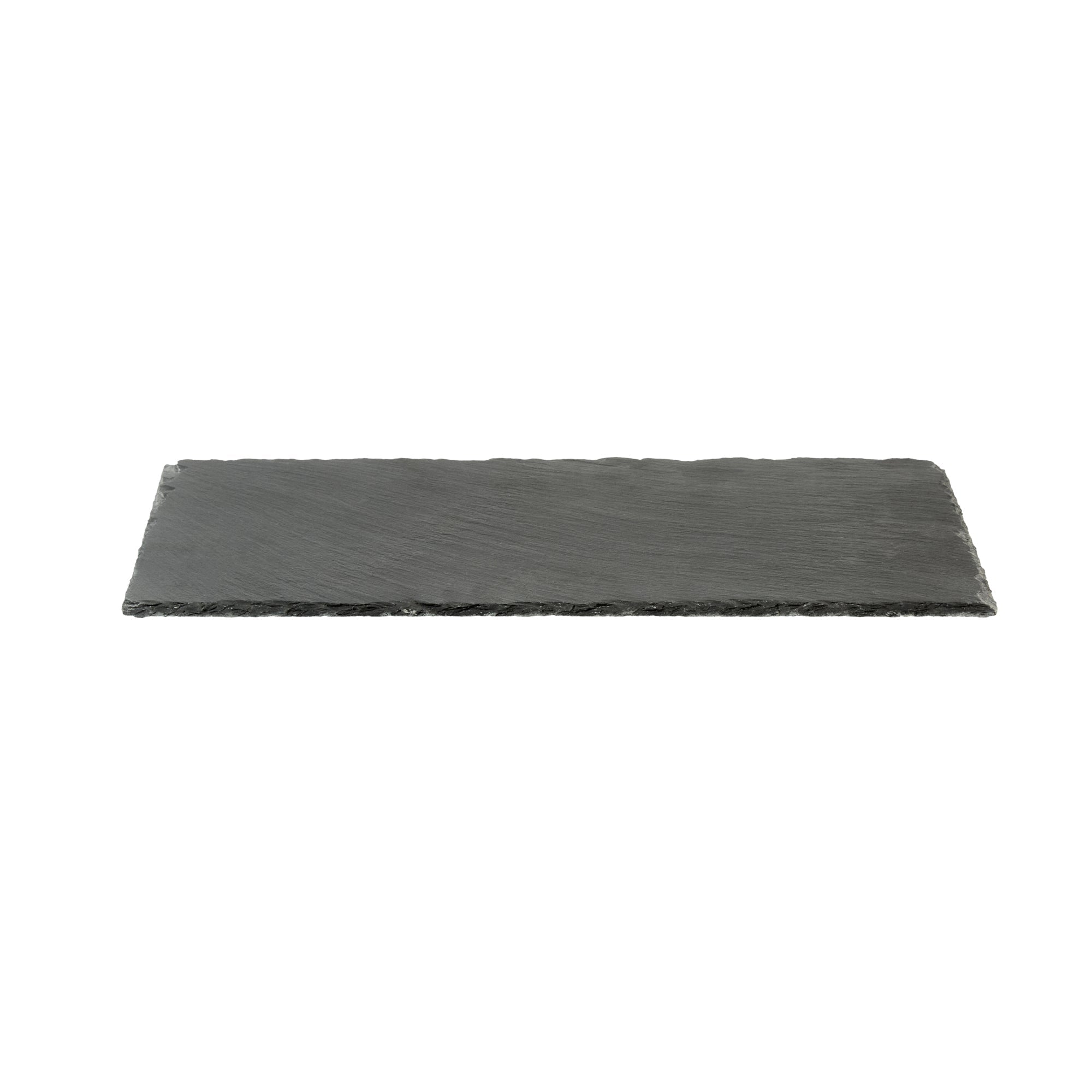 Stone Tek Rectangle Black Slate Serving Tray - 15 3/4" x 7 3/4" - 1 count box
