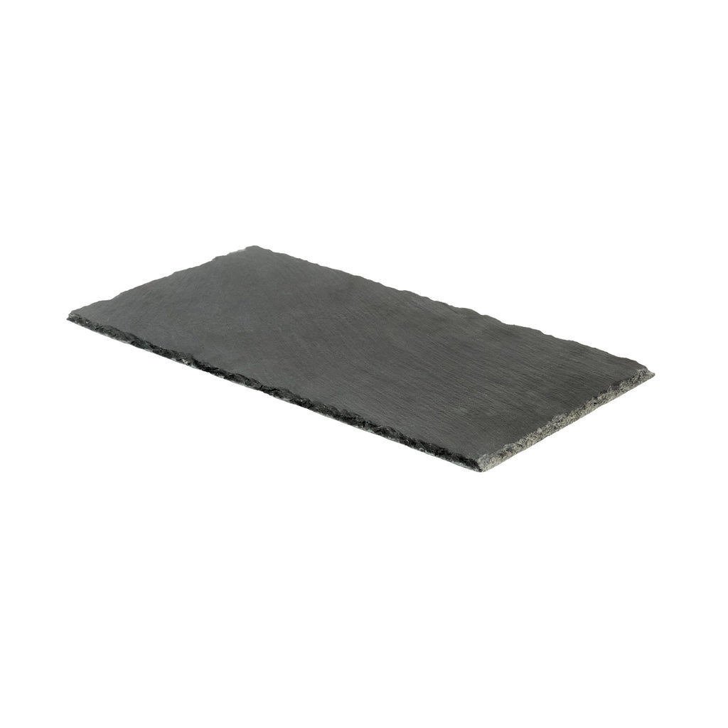Stone Tek Rectangle Black Slate Serving Tray - 15 3/4" x 7 3/4" - 1 count box