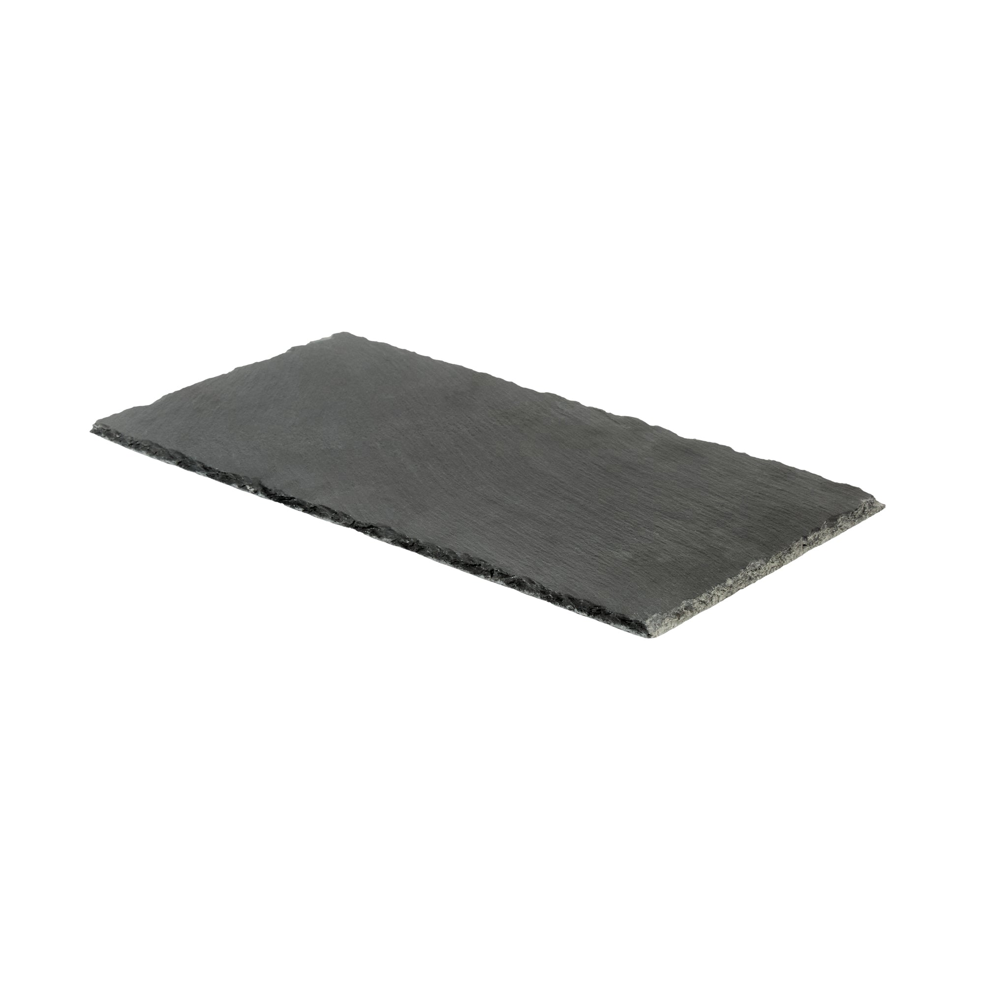 Stone Tek Rectangle Black Slate Serving Tray - 15 3/4" x 7 3/4" - 1 count box