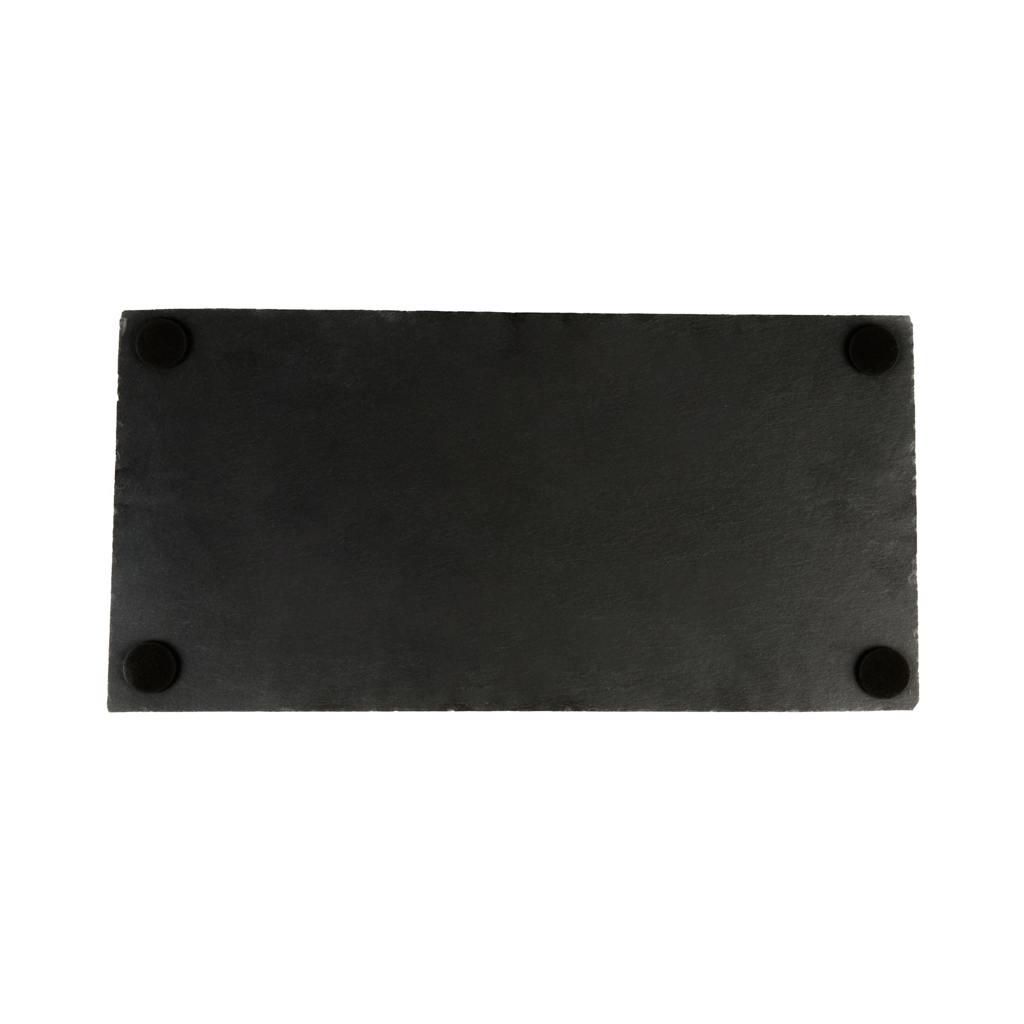 Stone Tek Rectangle Black Slate Serving Tray - 15 3/4" x 7 3/4" - 1 count box
