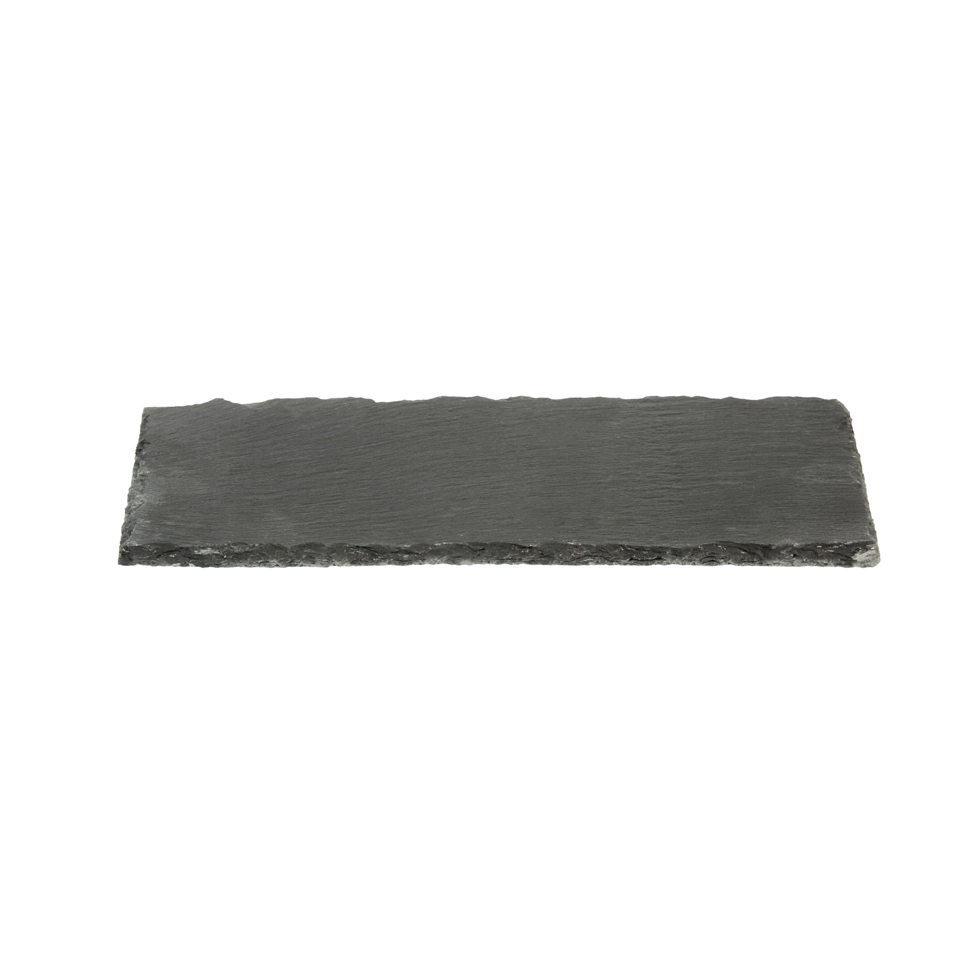 Stone Tek Rectangle Black Slate Serving Plate - 9 3/4" x 4 3/4" - 1 count box