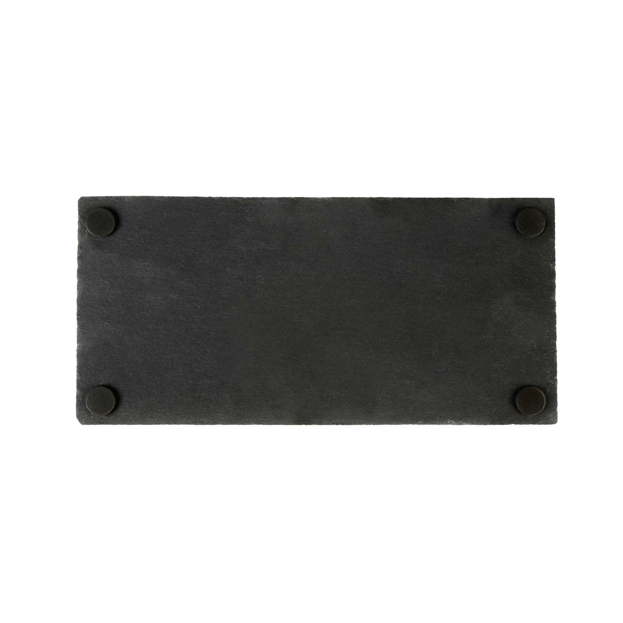 Stone Tek Rectangle Black Slate Serving Plate - 9 3/4" x 4 3/4" - 1 count box