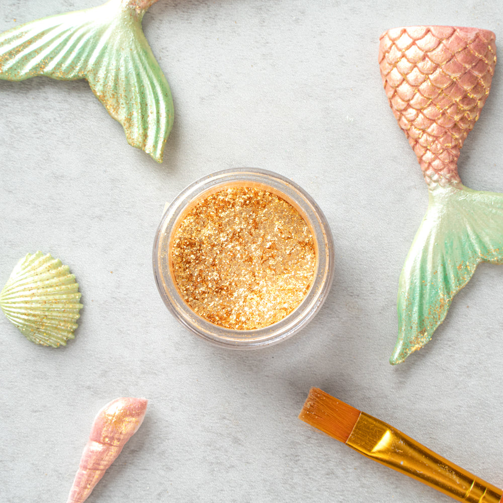 Pastry Tek 5g Gold Edible Luster Dust - Food Grade - 1 count box