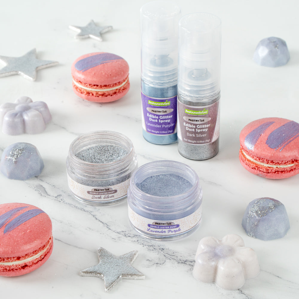 Pastry Tek 5g Lavender Purple Edible Luster Dust - Food Grade - 1 count box