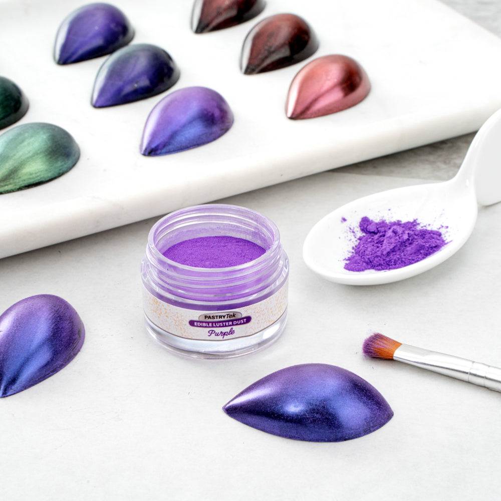 Pastry Tek 5g Purple Edible Luster Dust - Food Grade - 1 count box