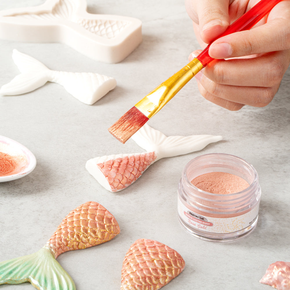 Pastry Tek 5g Rose Gold Edible Luster Dust - Food Grade - 1 count box