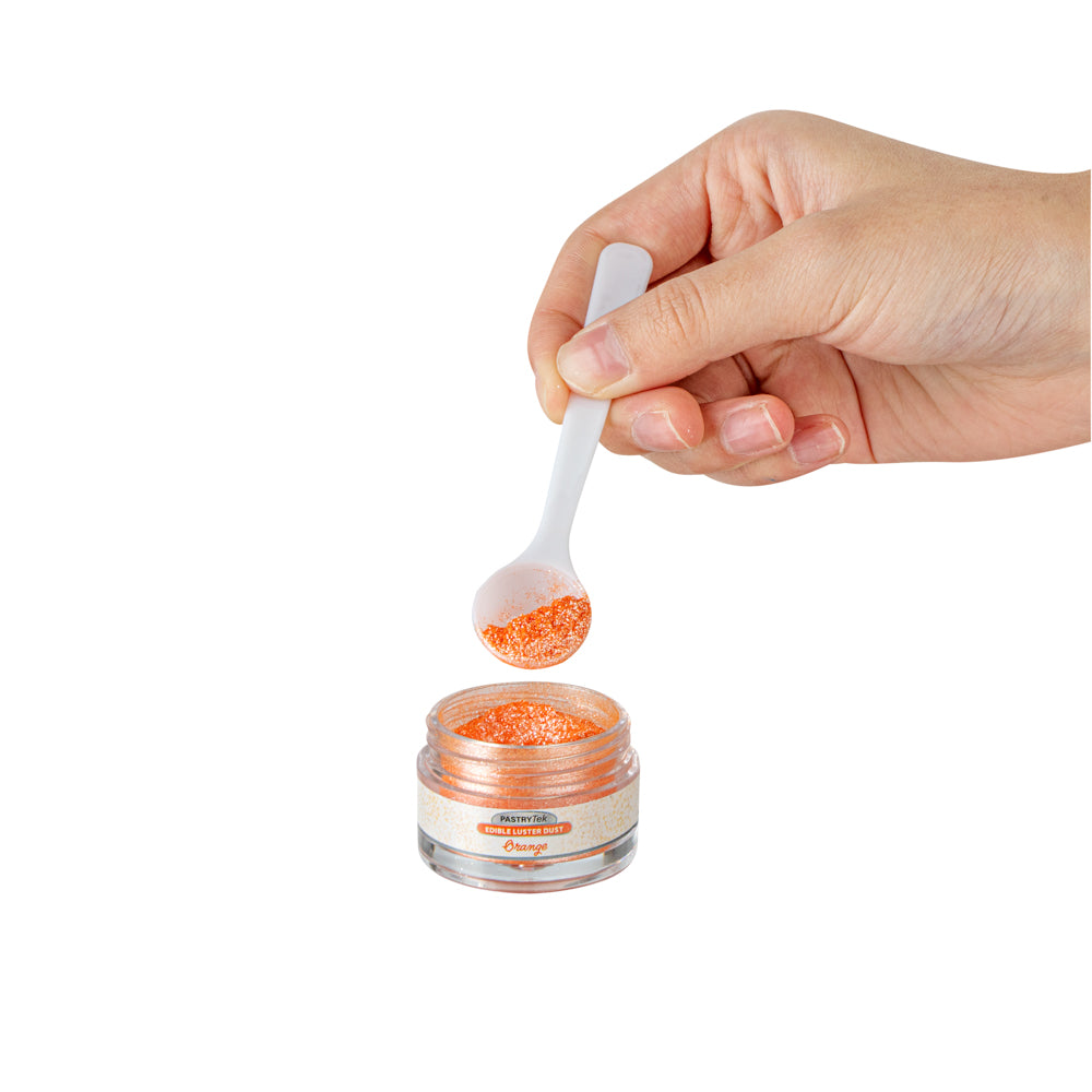 Pastry Tek 5g Orange Edible Luster Dust - Food Grade - 1 count box