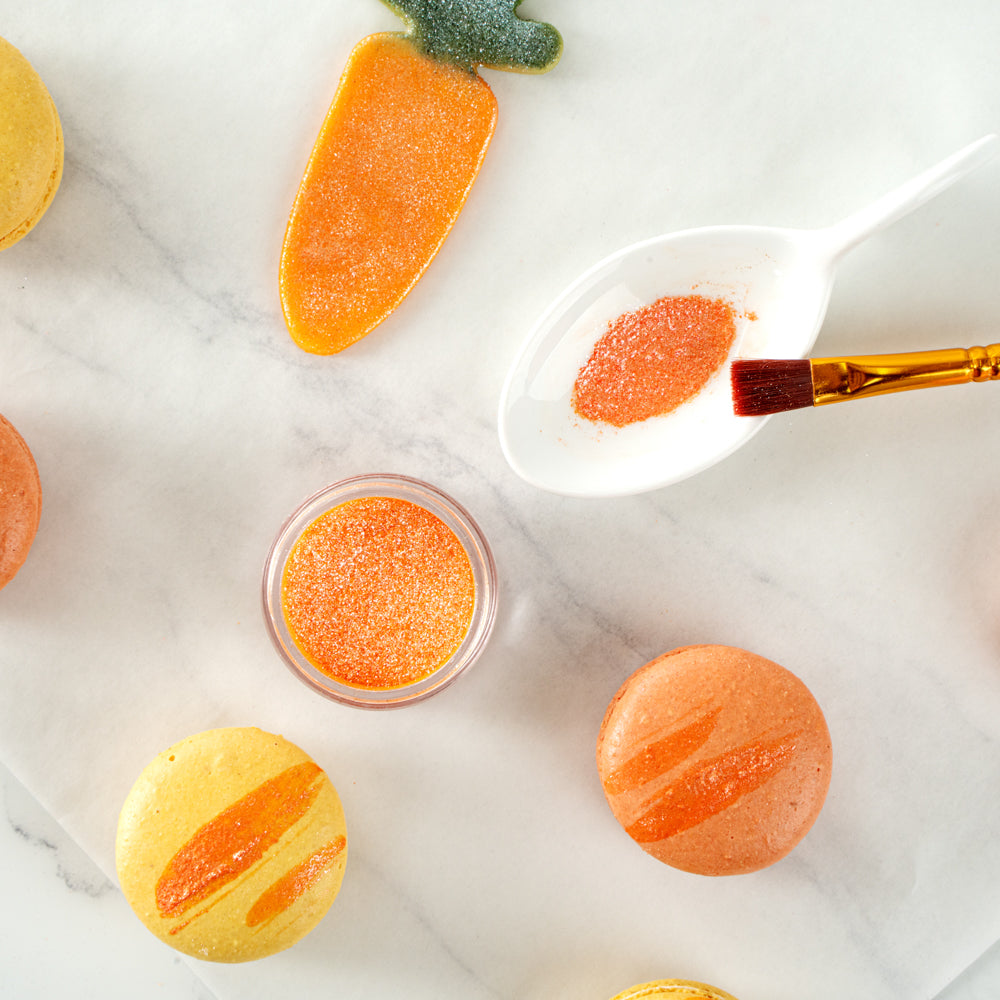 Pastry Tek 5g Orange Edible Luster Dust - Food Grade - 1 count box