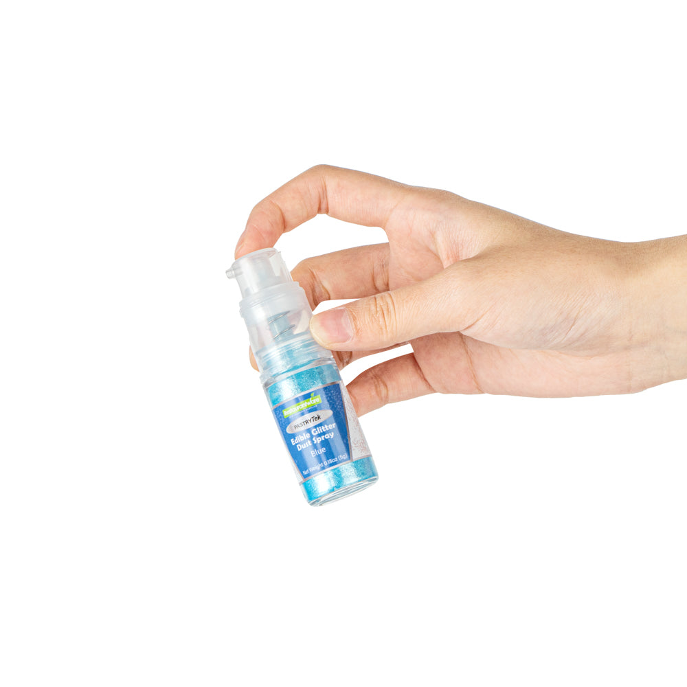 Pastry Tek 5g Blue Edible Glitter Dust Spray - 1 count box