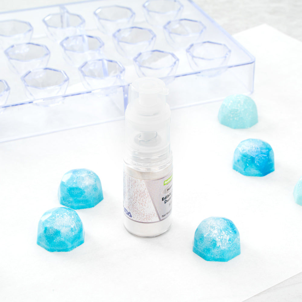 Pastry Tek 5g Silver Edible Glitter Dust Spray - 1 count box