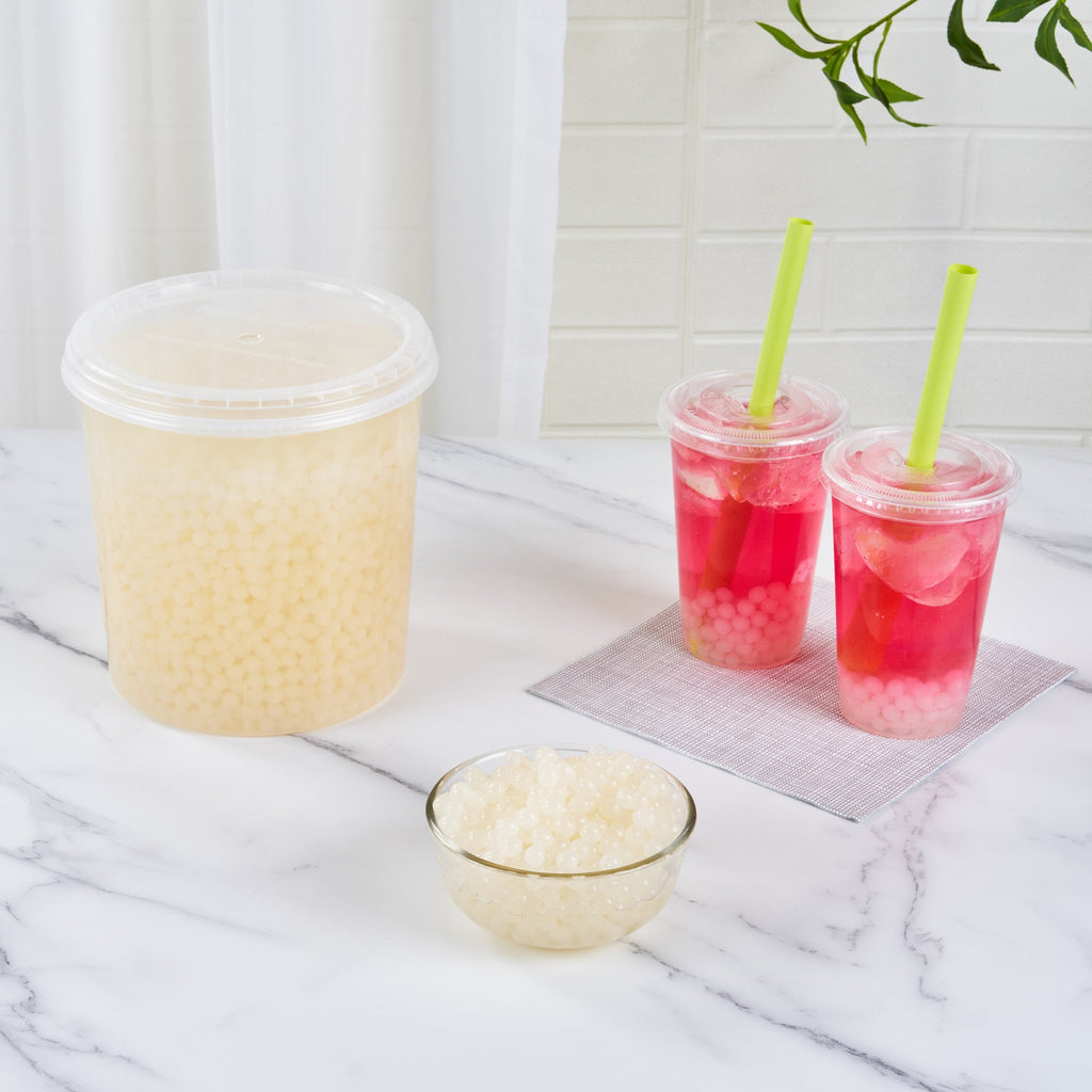 Tea Tek 7 lb Lychee Popping Boba - 1 count box