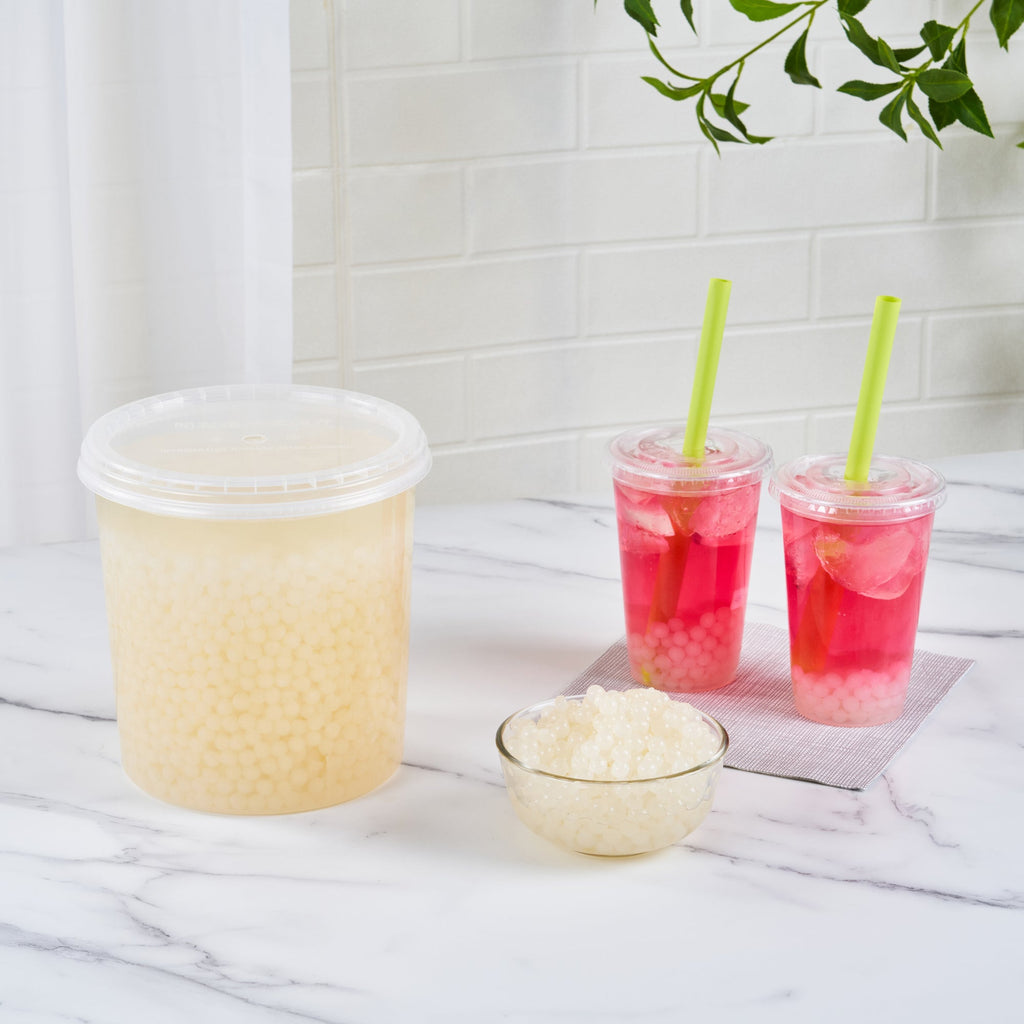 Tea Tek 7 lb Lychee Popping Boba - 1 count box