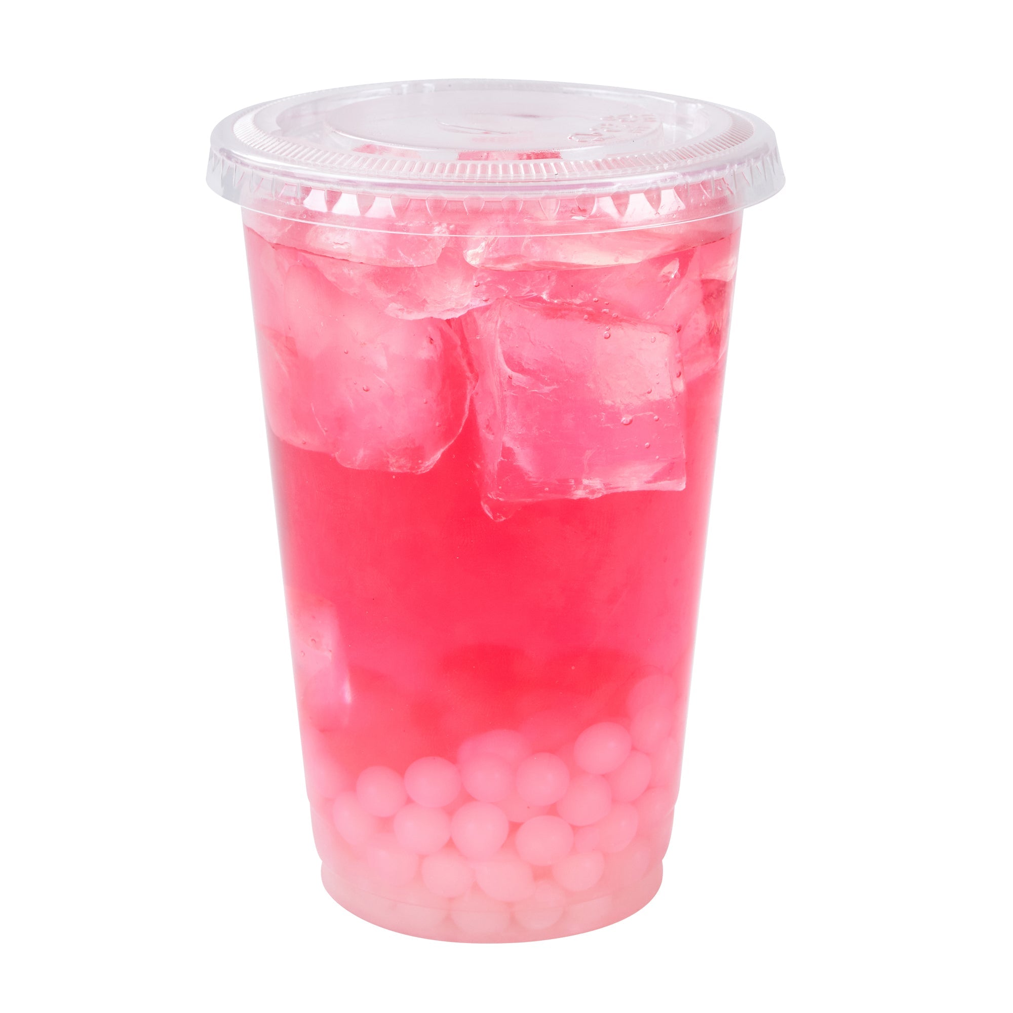 Tea Tek 7 lb Lychee Popping Boba - 4 count box