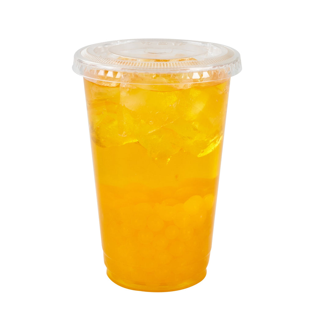Tea Tek 7 lb Mango Popping Boba - 4 count box