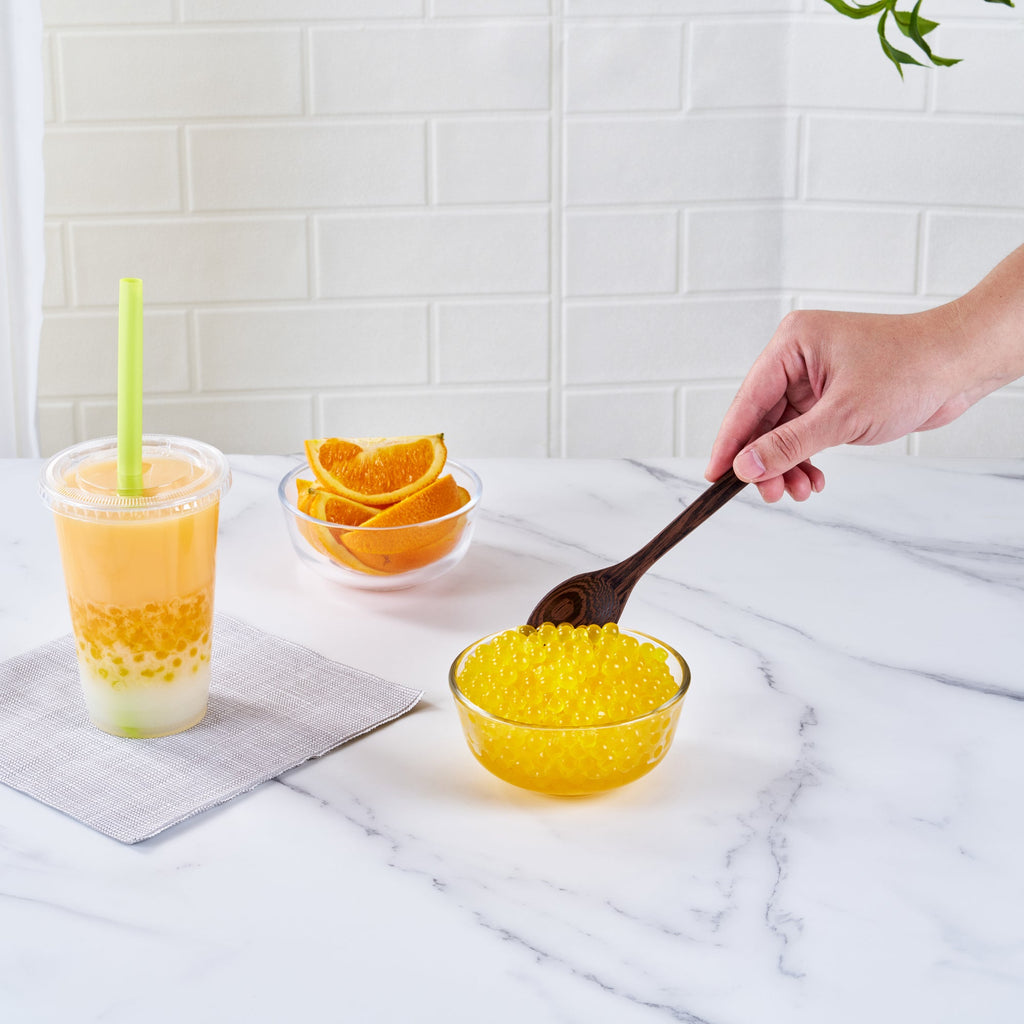 Tea Tek 7 lb Popping Boba - Orange - 1 count box