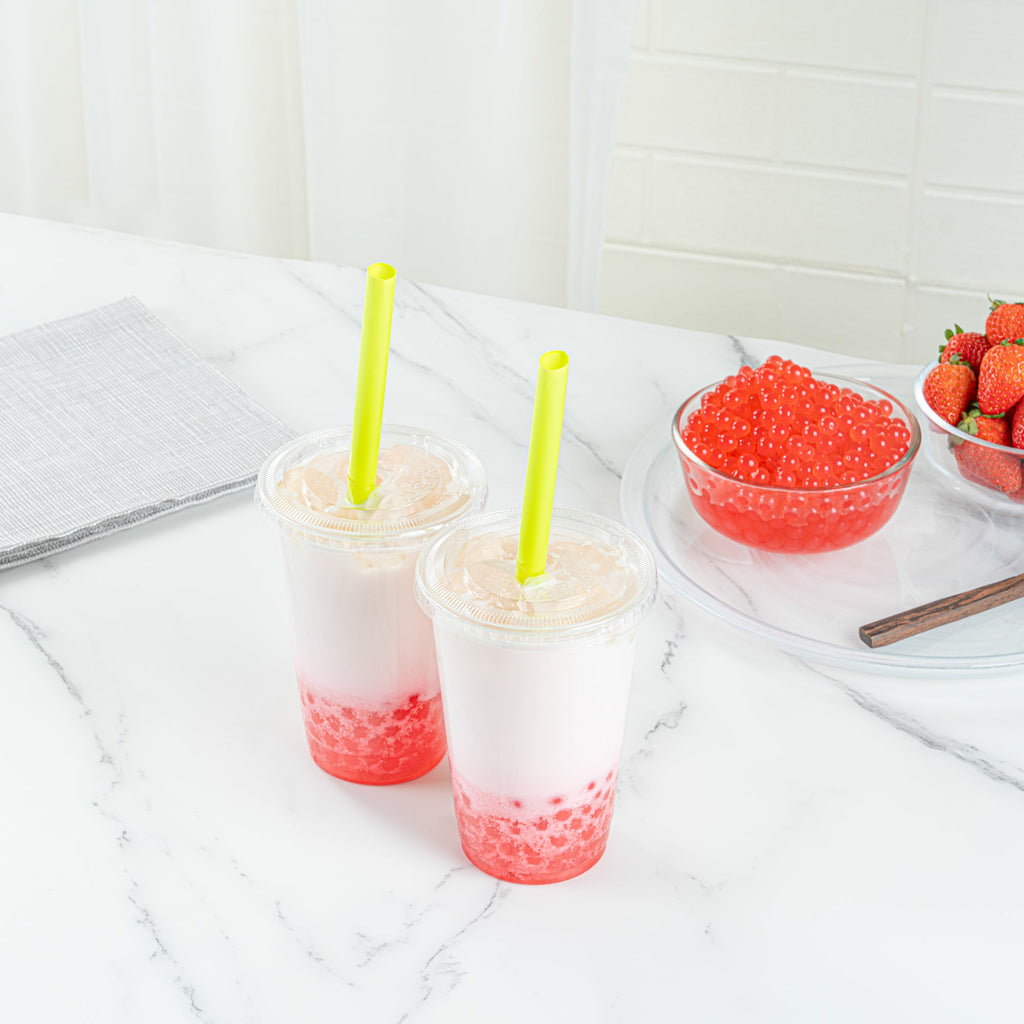 Tea Tek 7 lb Popping Boba - Strawberry - 1 count box