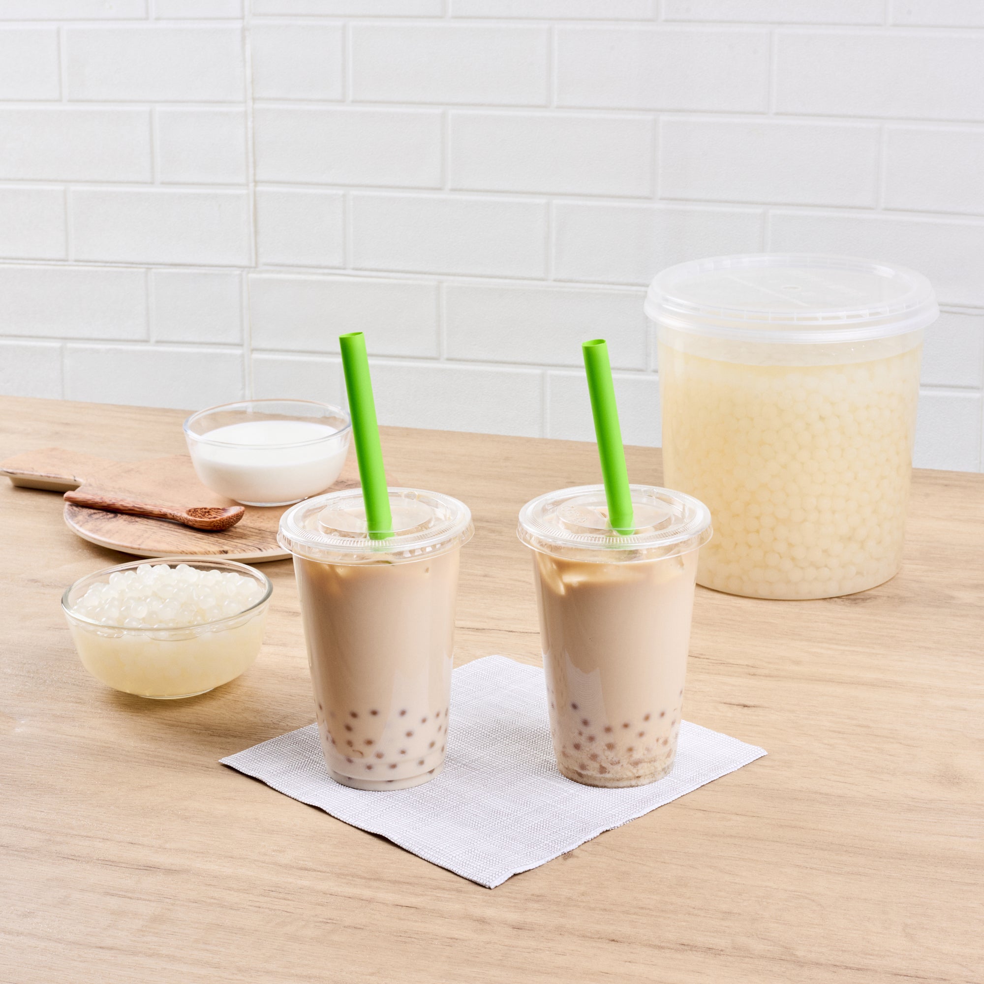 Tea Tek 7 lb Popping Boba - Yogurt - 4 count box