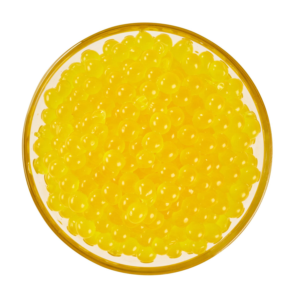 Tea Tek 7 lb Popping Boba - Passion Fruit - 4 count box