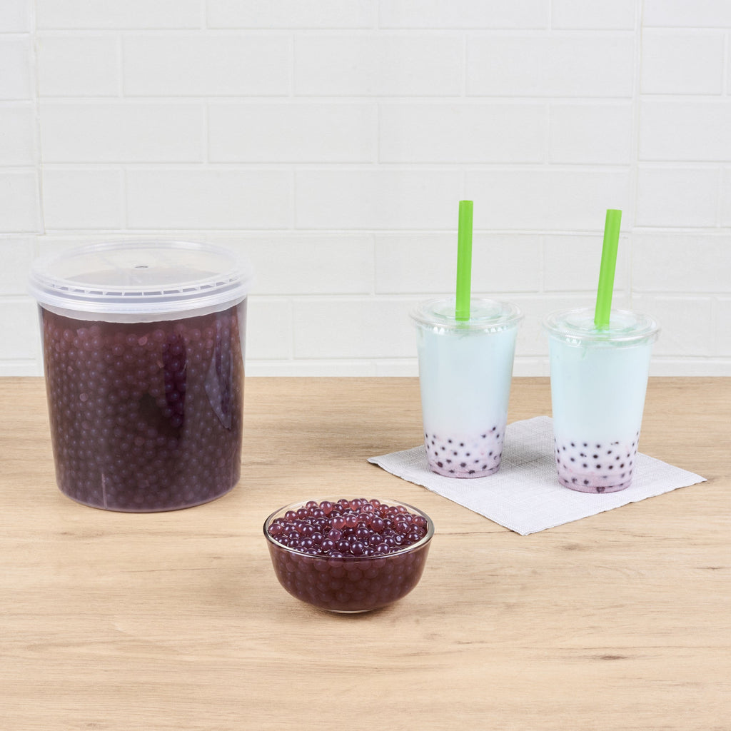 Tea Tek 7 lb Blueberry Popping Boba - 1 count box