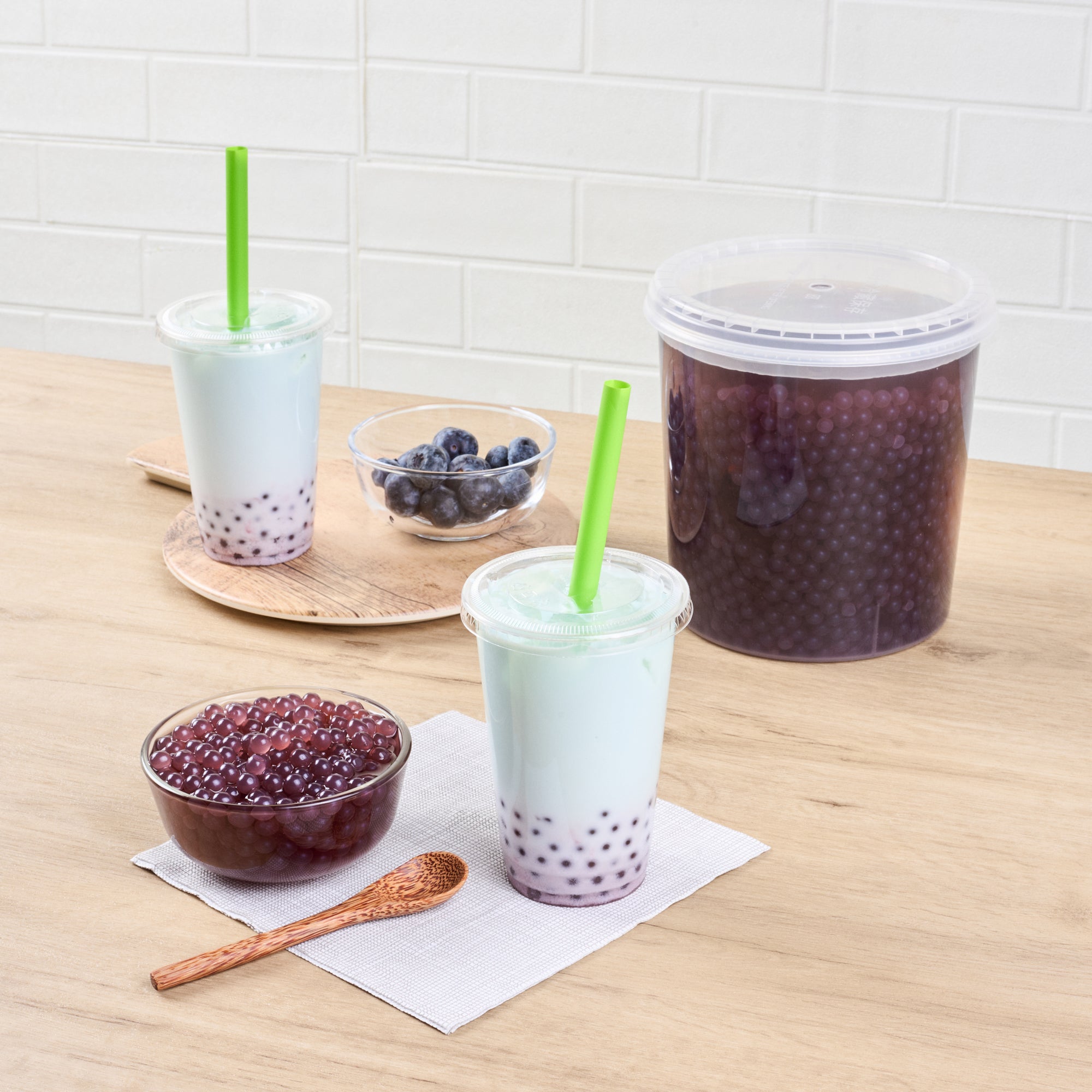 Tea Tek 7 lb Blueberry Popping Boba - 1 count box