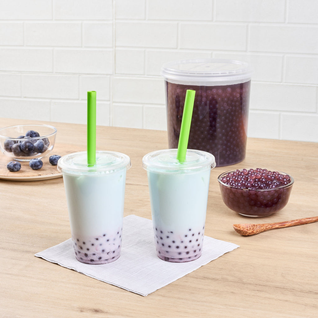 Tea Tek 7 lb Blueberry Popping Boba - 4 count box