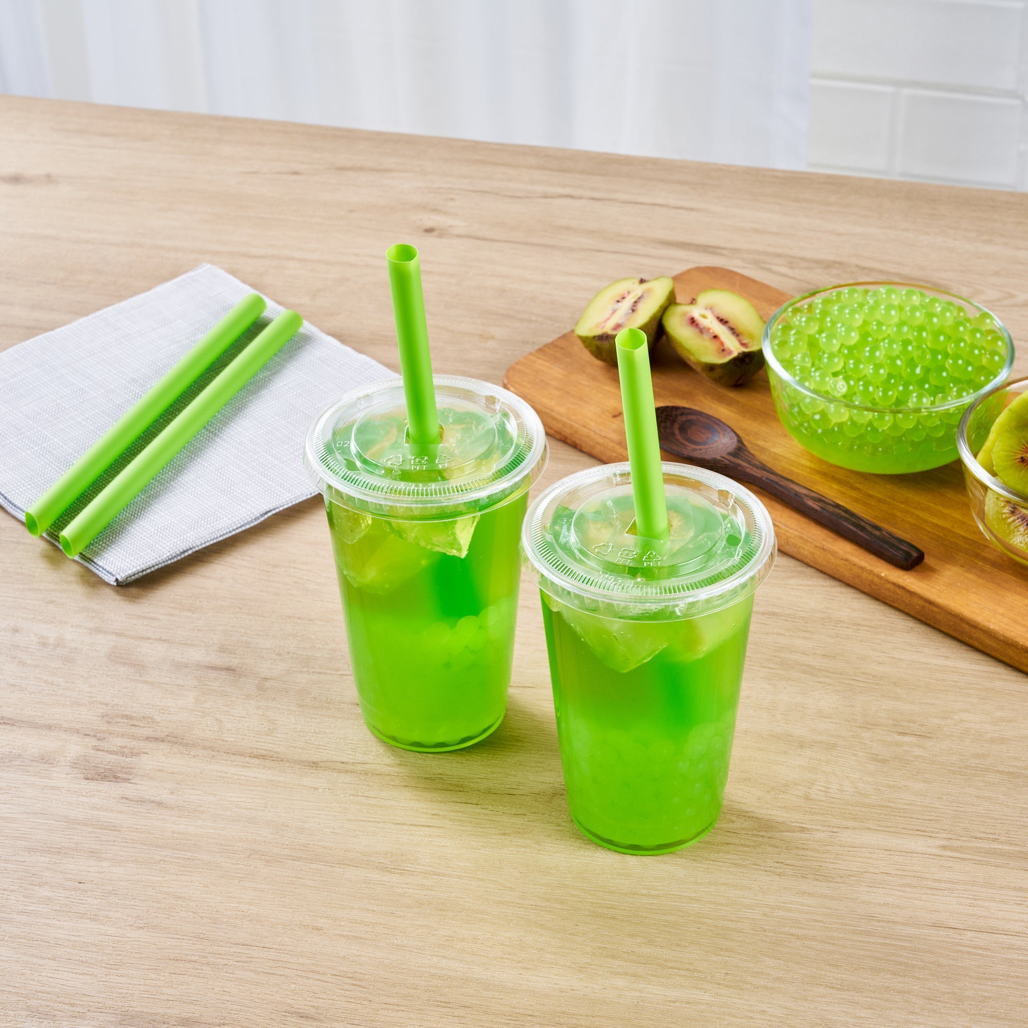 Tea Tek 7 lb Kiwi Popping Boba - 1 count box