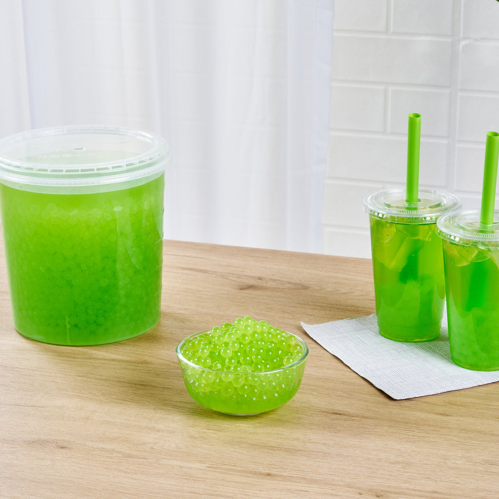 Tea Tek 7 lb Kiwi Popping Boba - 1 count box