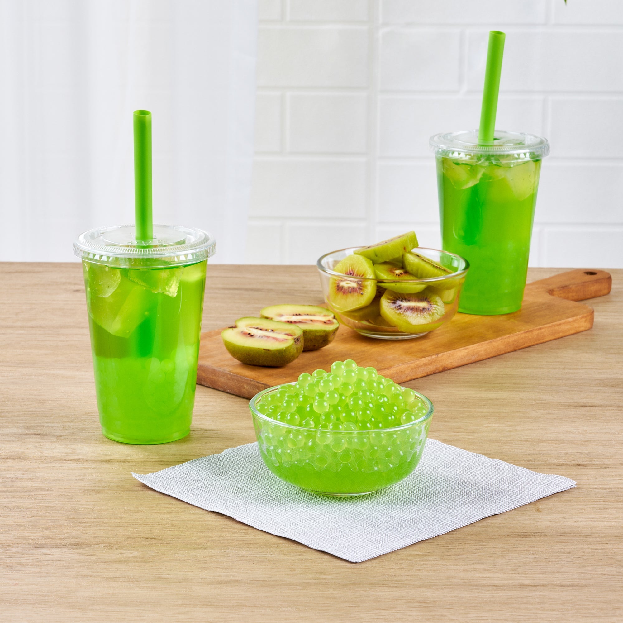 Tea Tek 7 lb Kiwi Popping Boba - 1 count box