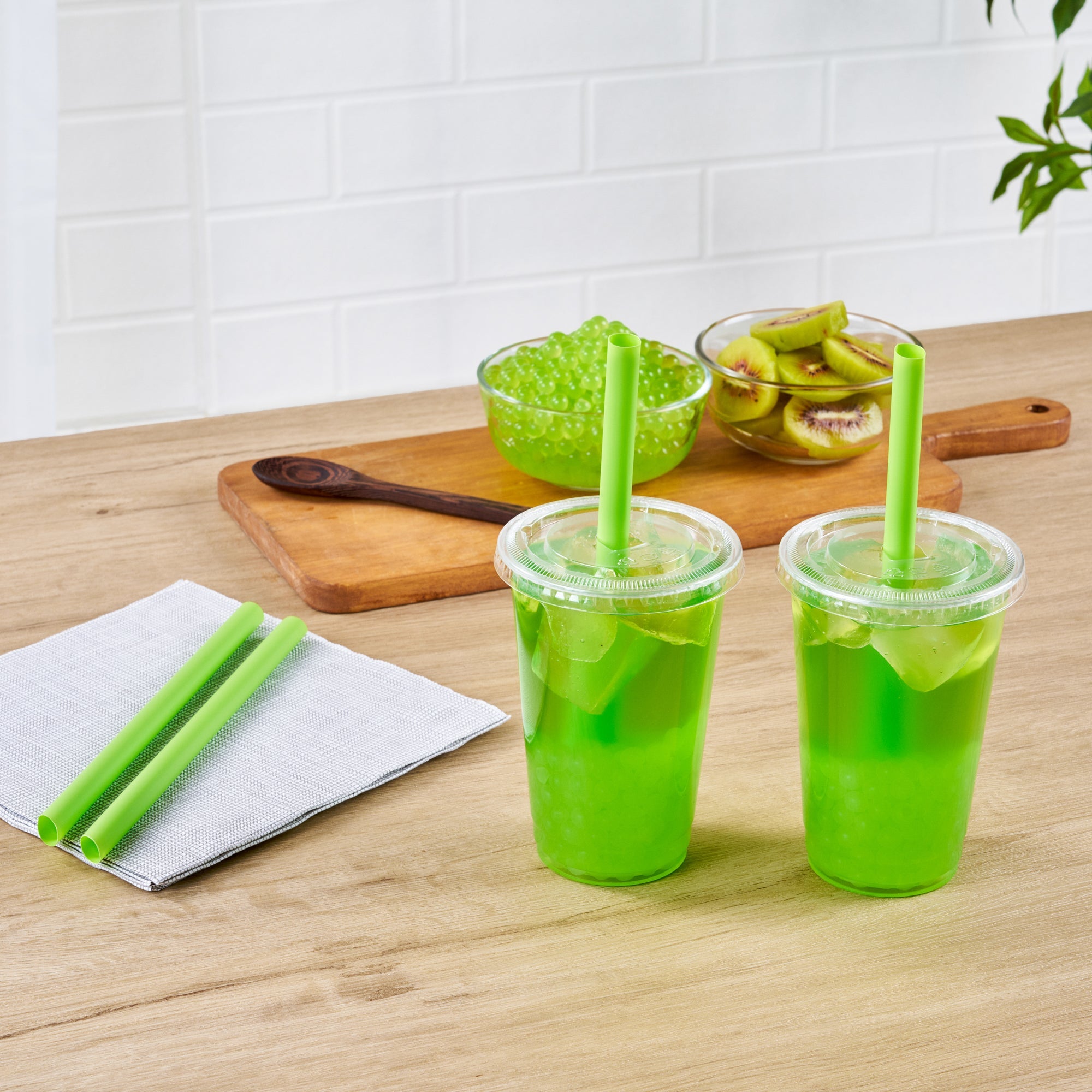 Tea Tek 7 lb Kiwi Popping Boba - 1 count box