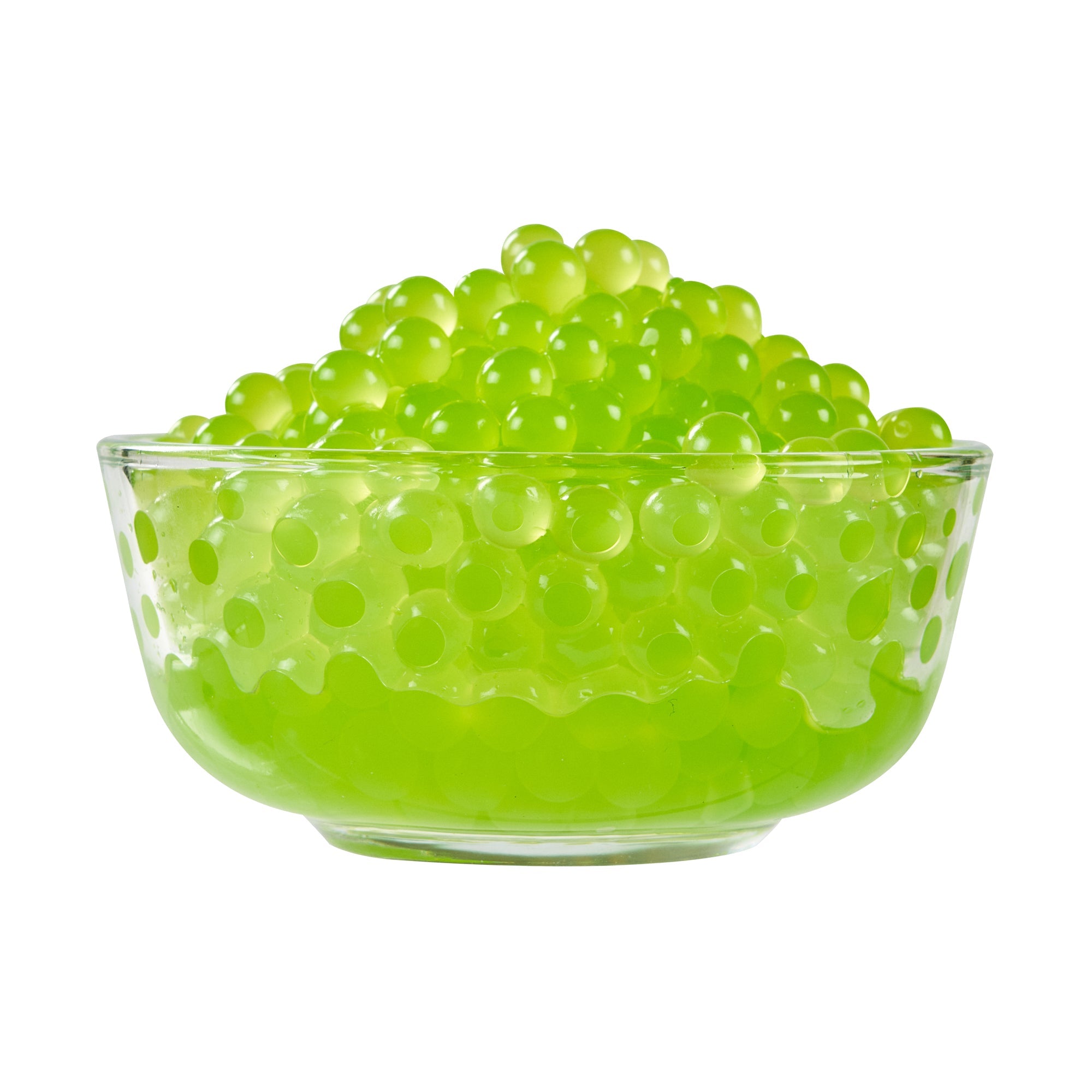 Tea Tek 7 lb Kiwi Popping Boba - 4 count box
