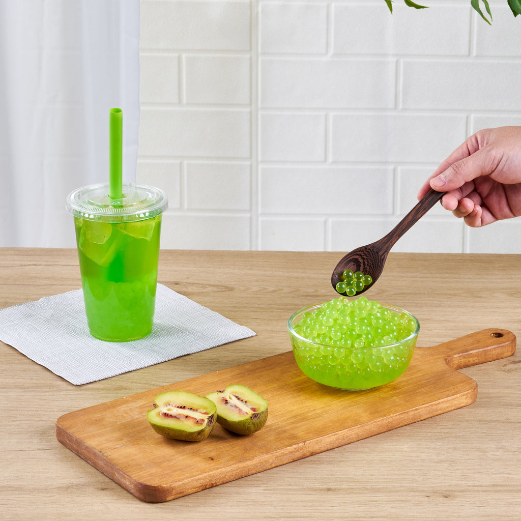 Tea Tek 7 lb Kiwi Popping Boba - 4 count box
