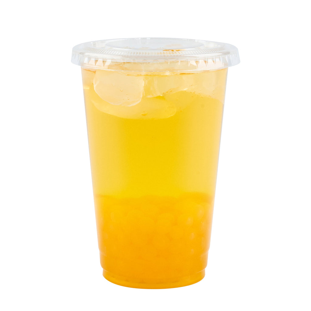Tea Tek 7 lb Cantaloupe Popping Boba - 4 count box