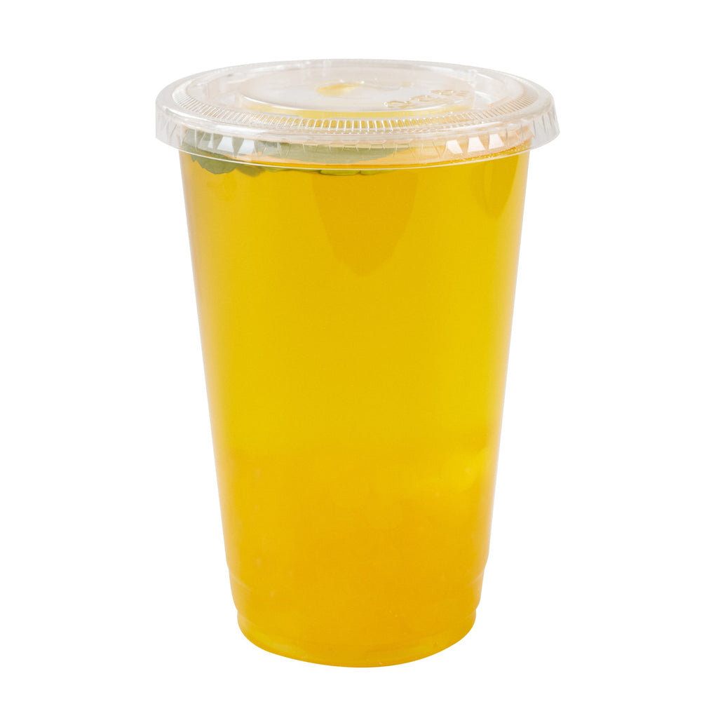 Tea Tek 7 lb Popping Boba - Peach - 4 count box