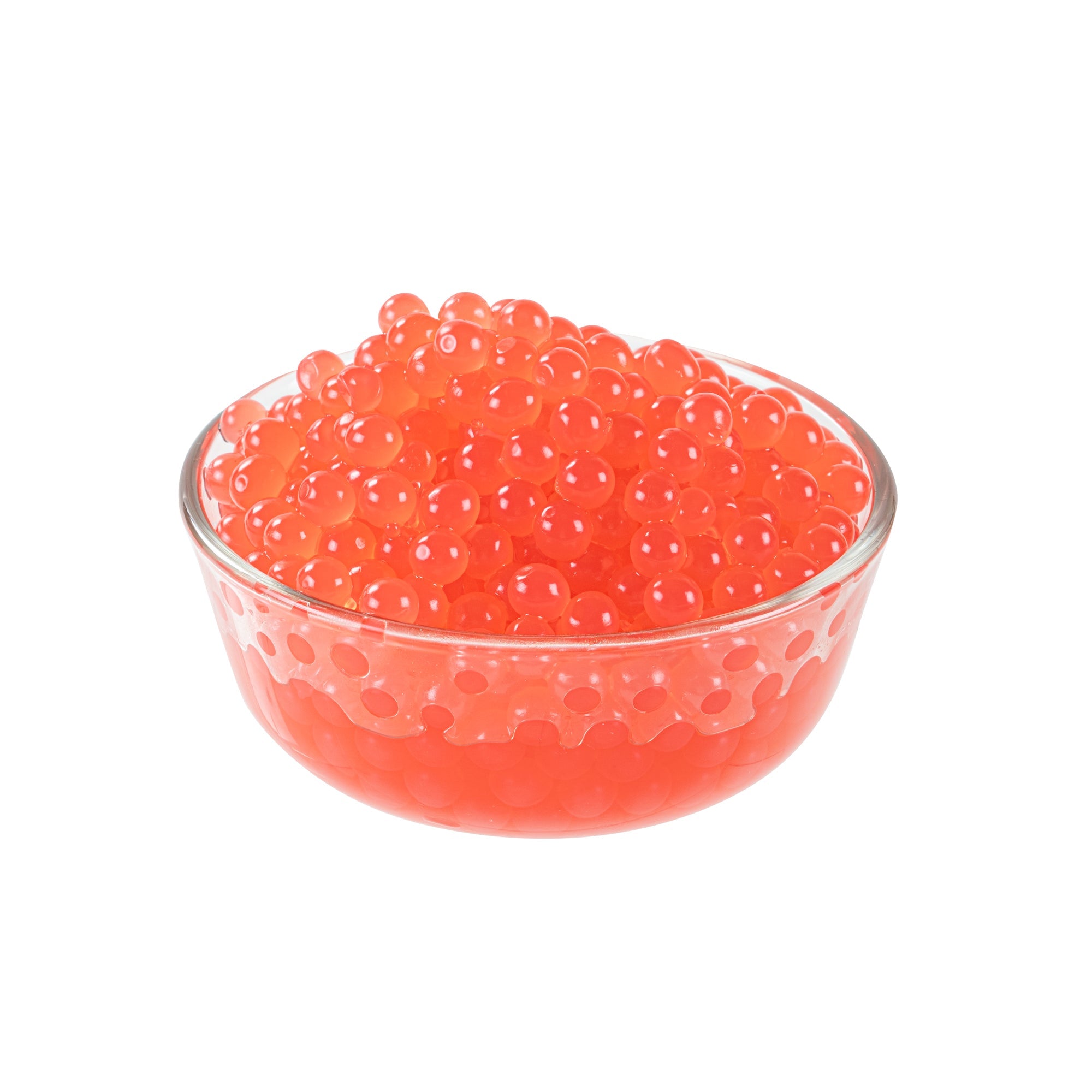 Tea Tek 7 lb Popping Boba - Pomegranate - 1 count box