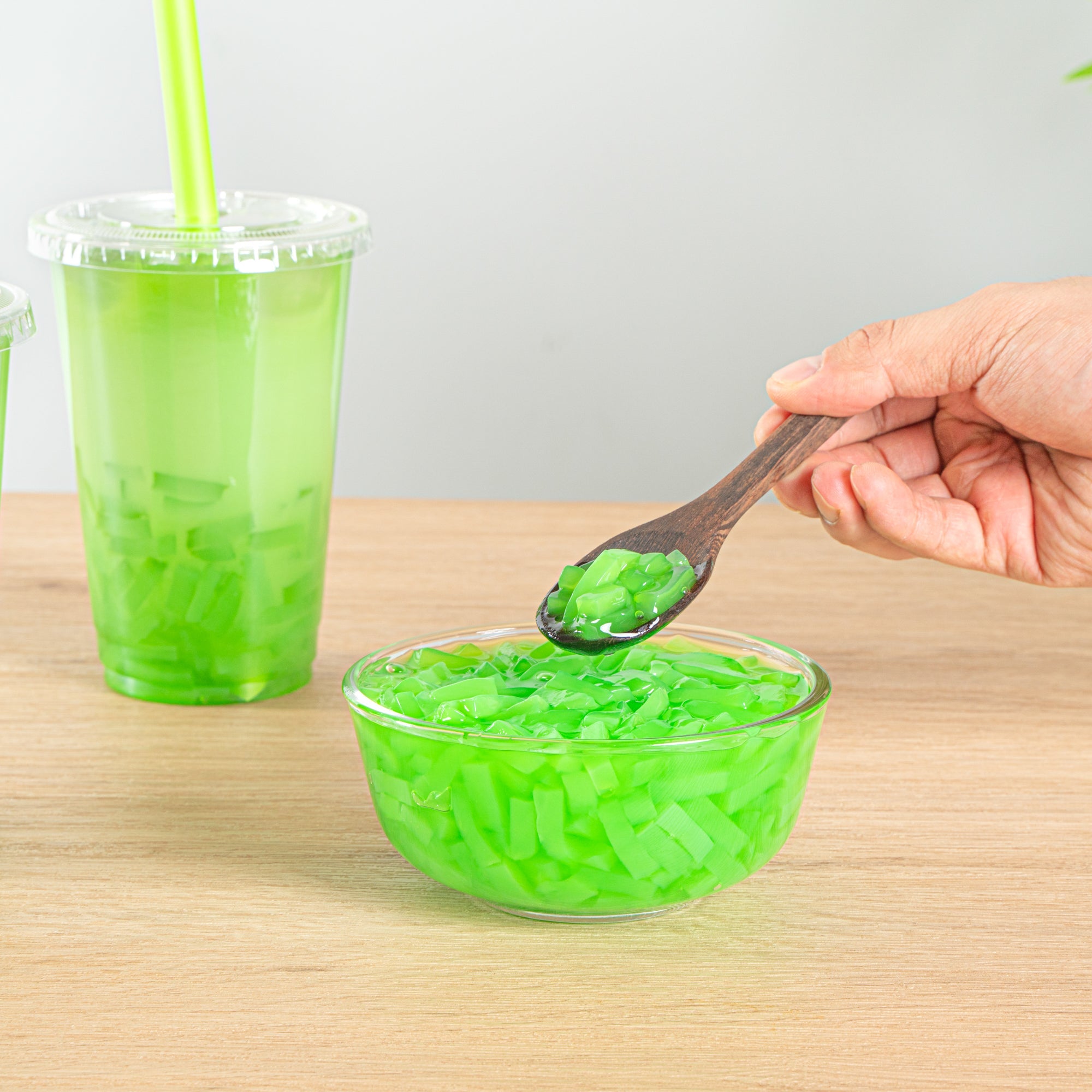 Tea Tek 8.8 lb Jelly Topping - Green Apple Coconut - 4 count box