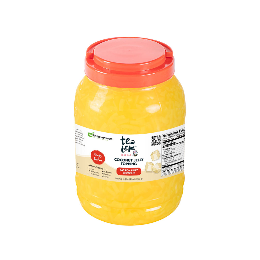 Tea Tek 8.8 lb Jelly Topping - Passion Fruit Coconut - 1 count box